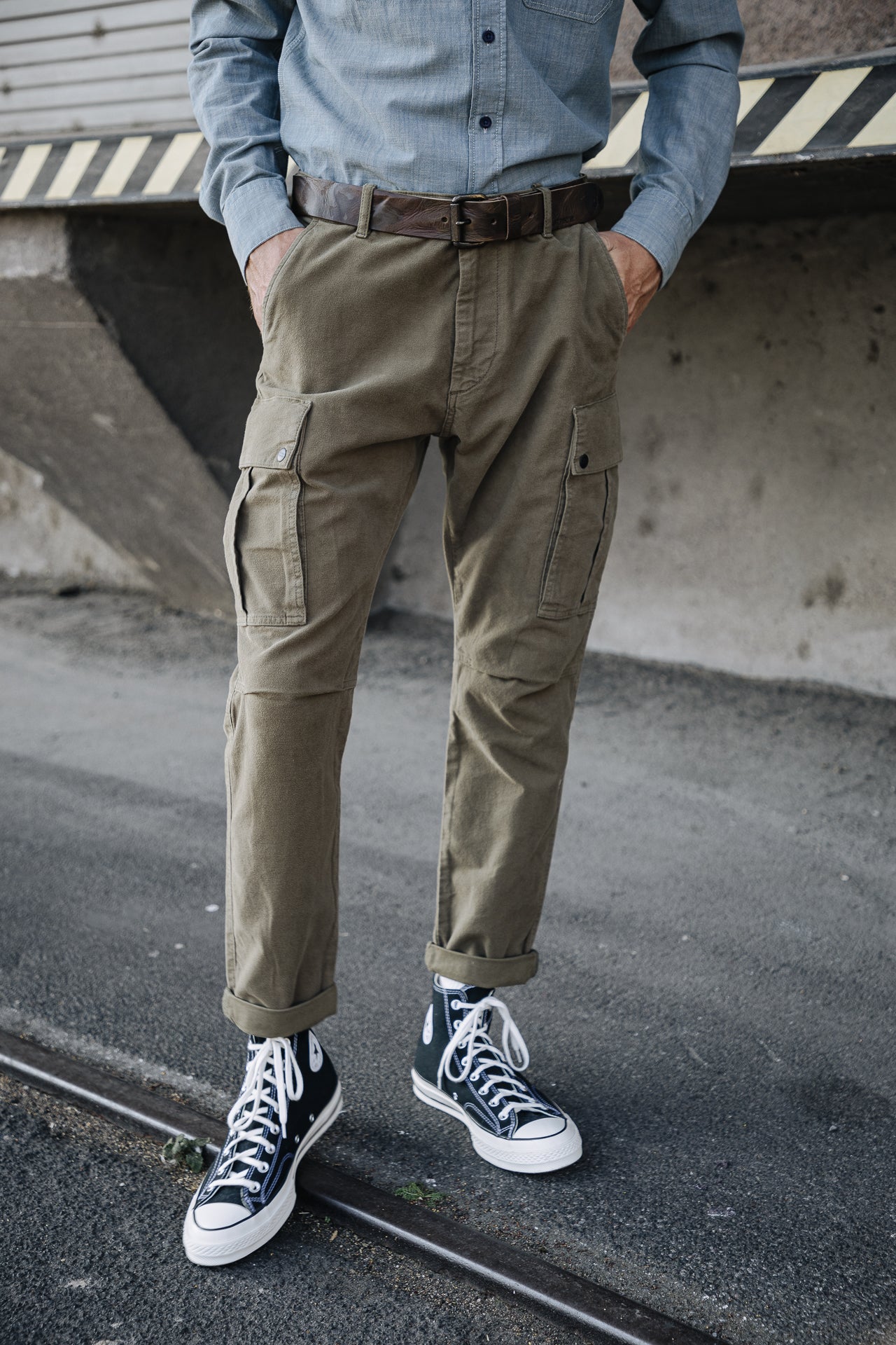 

Pantalón cargo Unisex Hugo Casual olive night | Freeman T. Porter