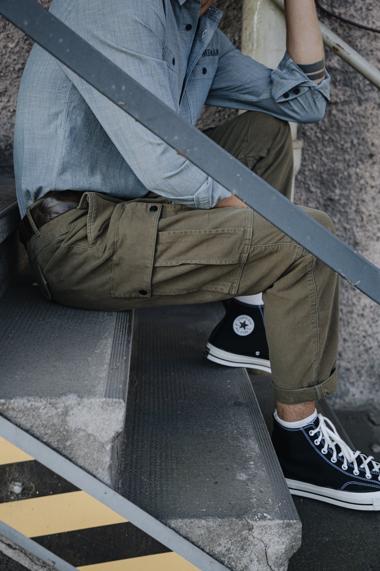 

Pantalón cargo Unisex Hugo Casual olive night | Freeman T. Porter