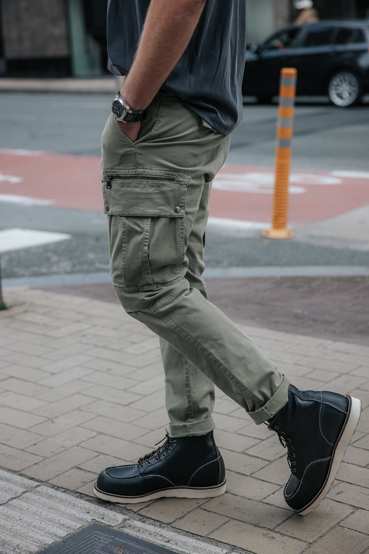   
            

Cargohose Herren Hugo Zip Oregon deep lichen green | Freeman T. Porter
          