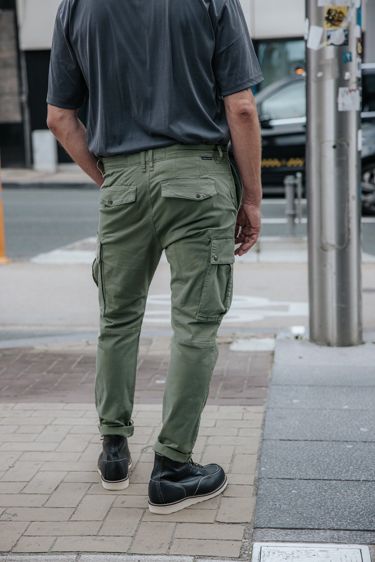 

Cargohose Herren Hugo Zip Oregon deep lichen green | Freeman T. Porter