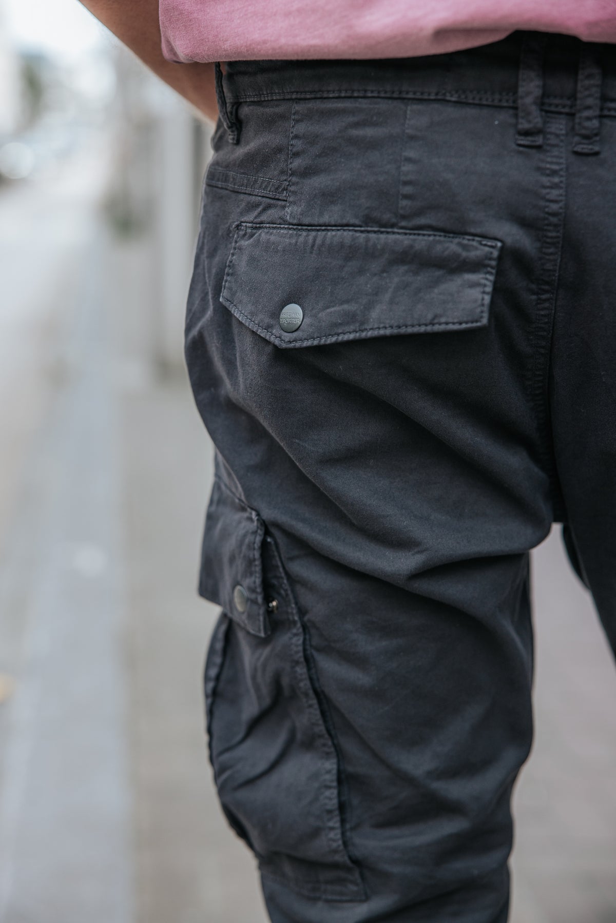 

Pantalon cropped Homme Hugo Blunt black | Freeman T. Porter