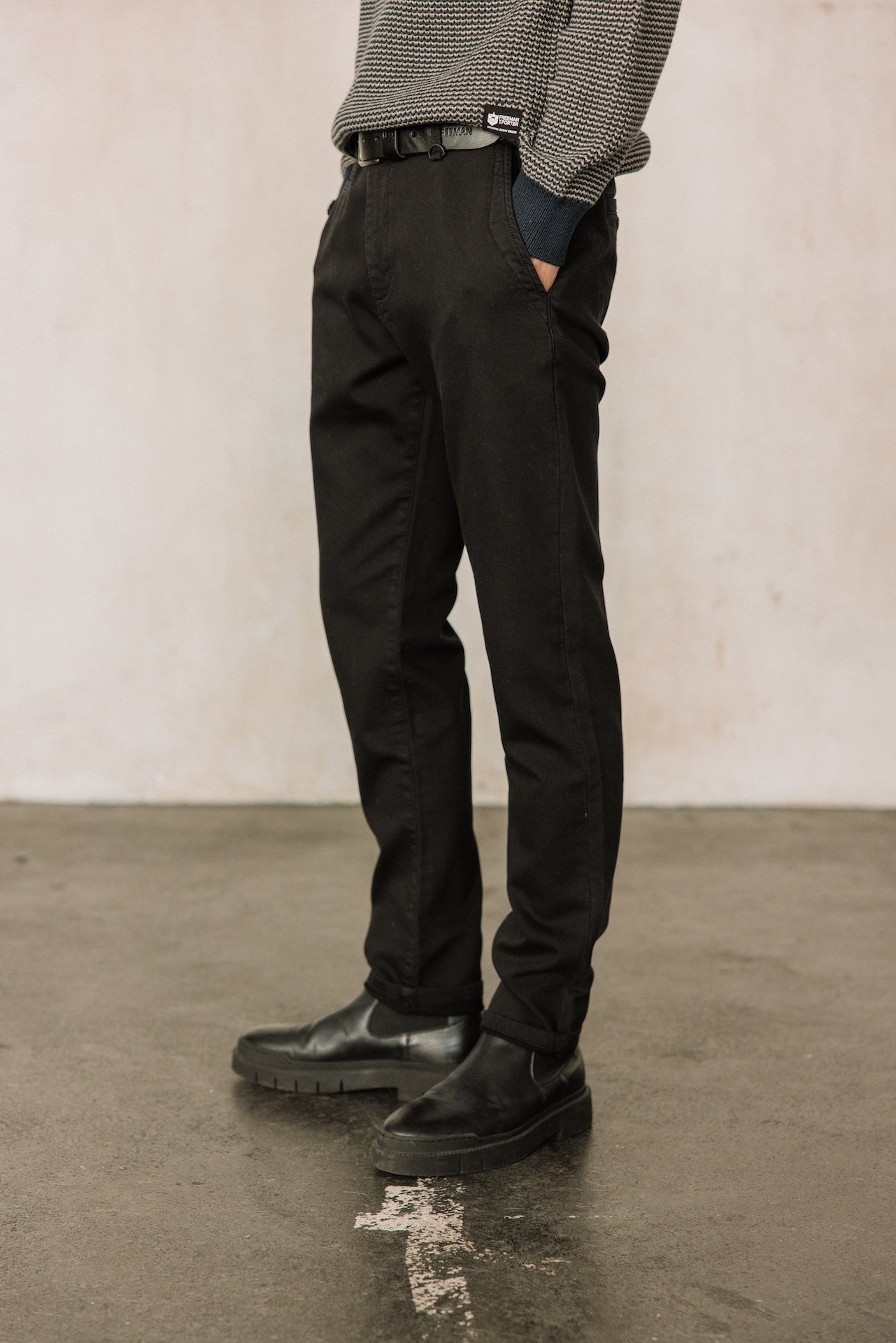 

Chinohose Mann Gino Epic black | Freeman T. Porter