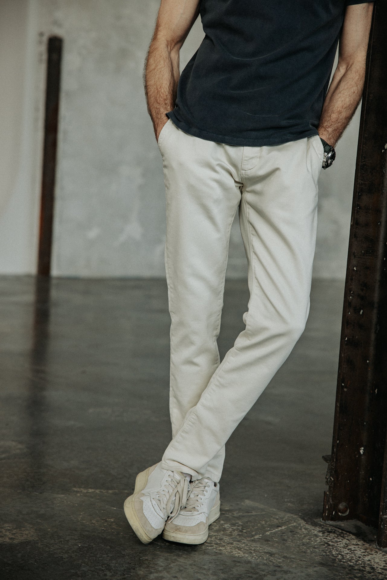 

Pantalon chino Homme Gino Epic light gray | Freeman T. Porter
