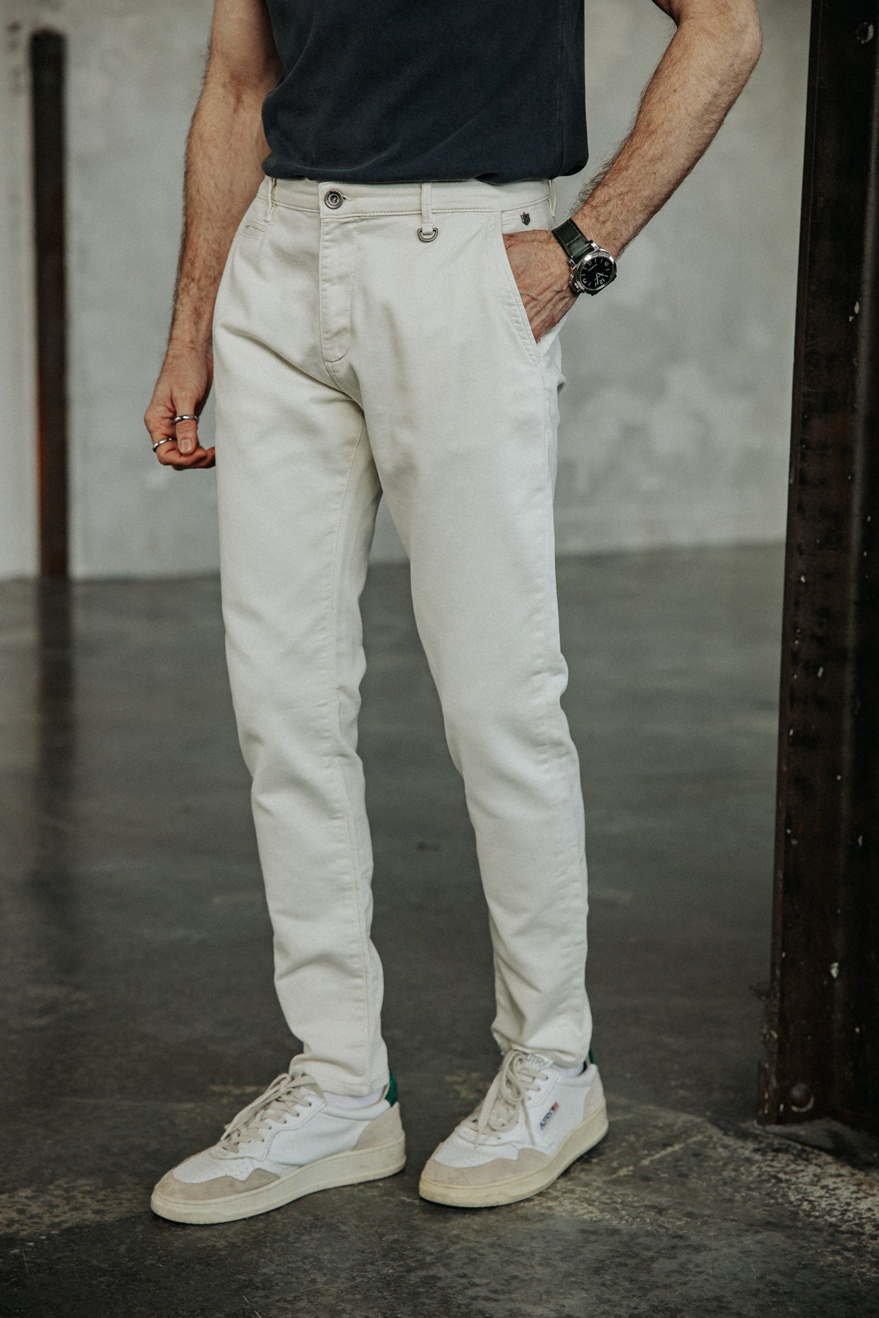 

Pantalon chino Homme Gino Epic light gray | Freeman T. Porter