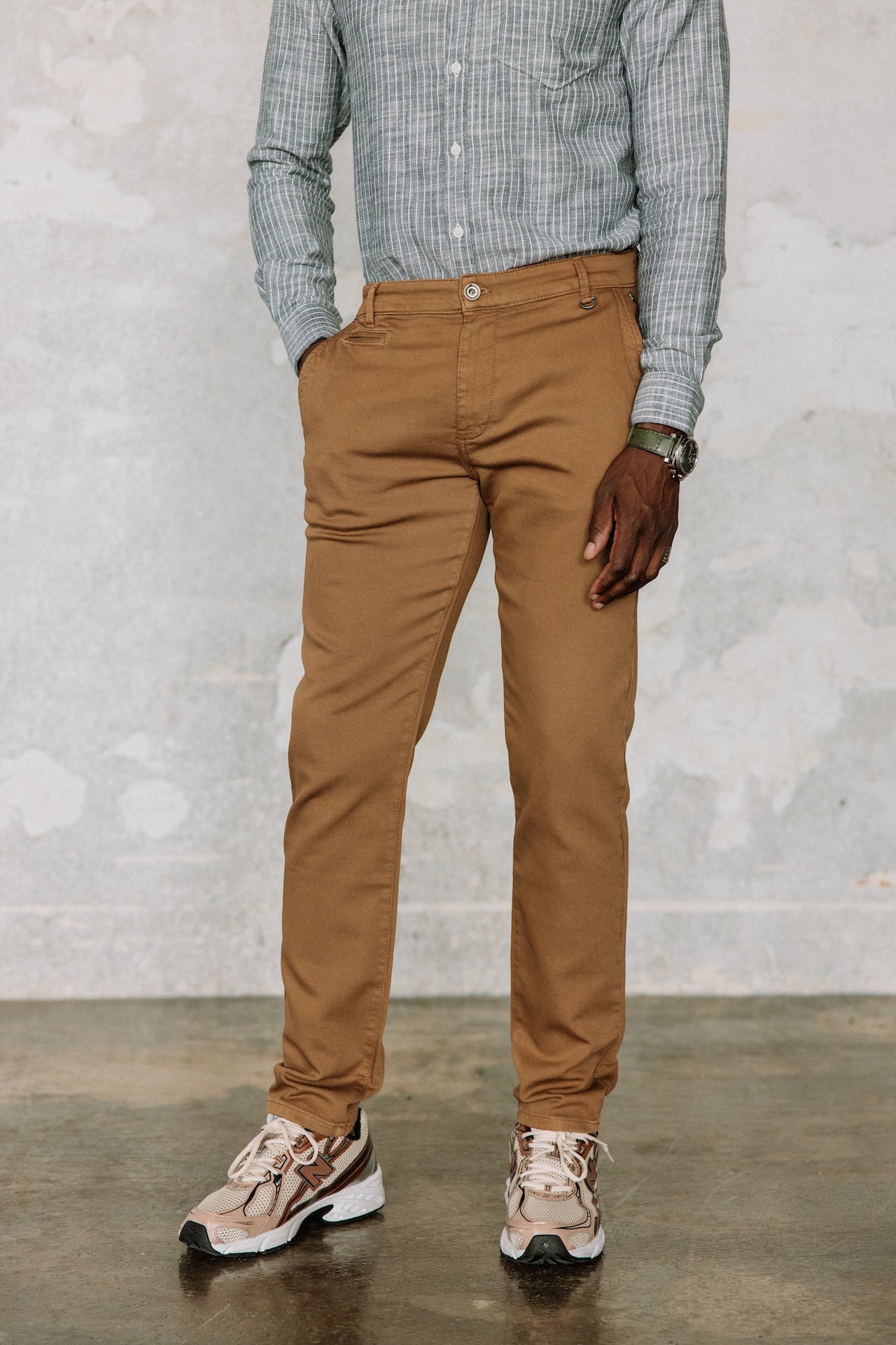 

Pantalon chino Homme Gino Epic ermine | Freeman T. Porter