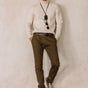 

Pantalon chino Homme Gino Epic olive night | Freeman T. Porter