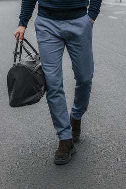 

Pantalon chino Homme Gino Epic vintage indigo | Freeman T. Porter