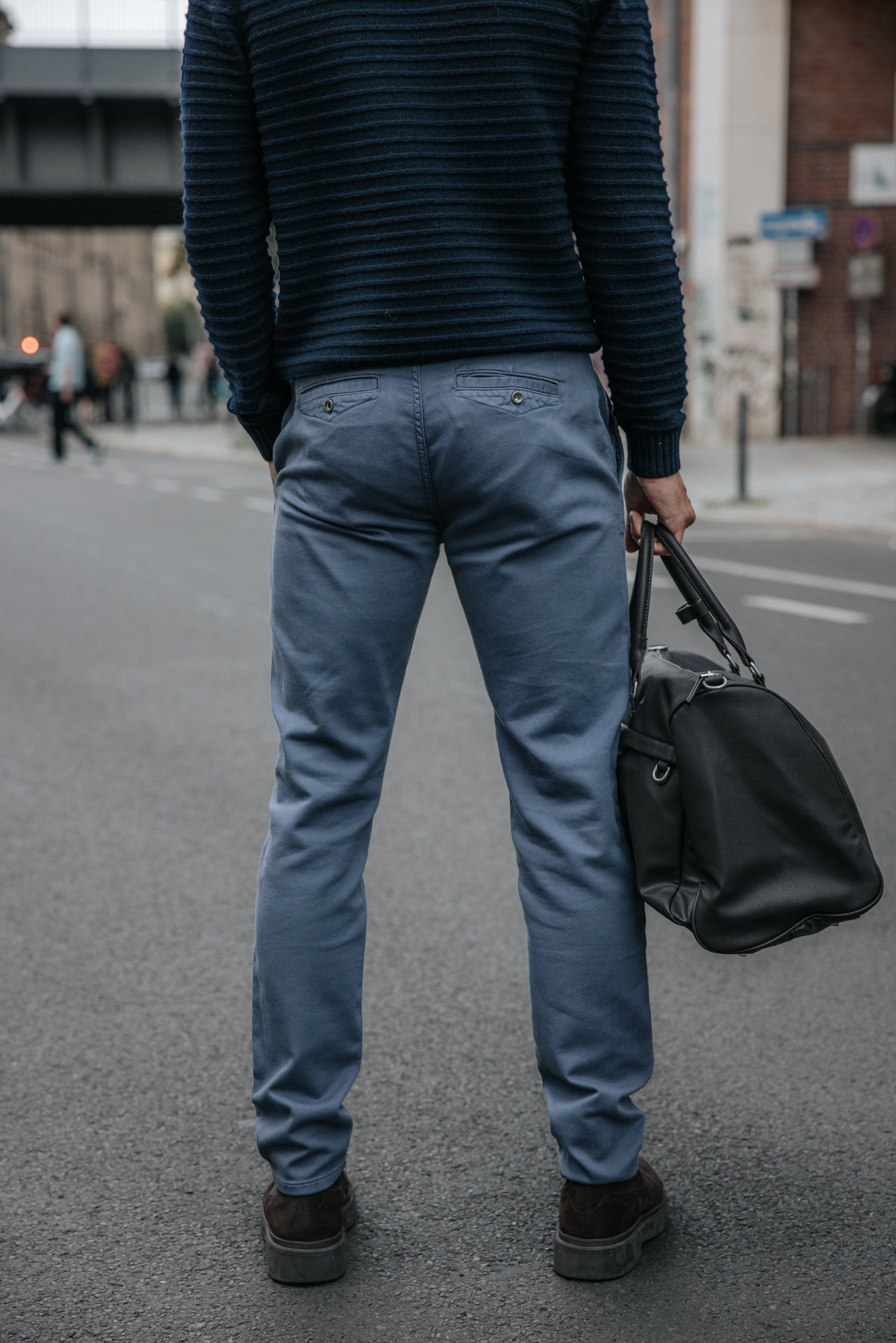 

Pantalon chino Homme Gino Epic vintage indigo | Freeman T. Porter