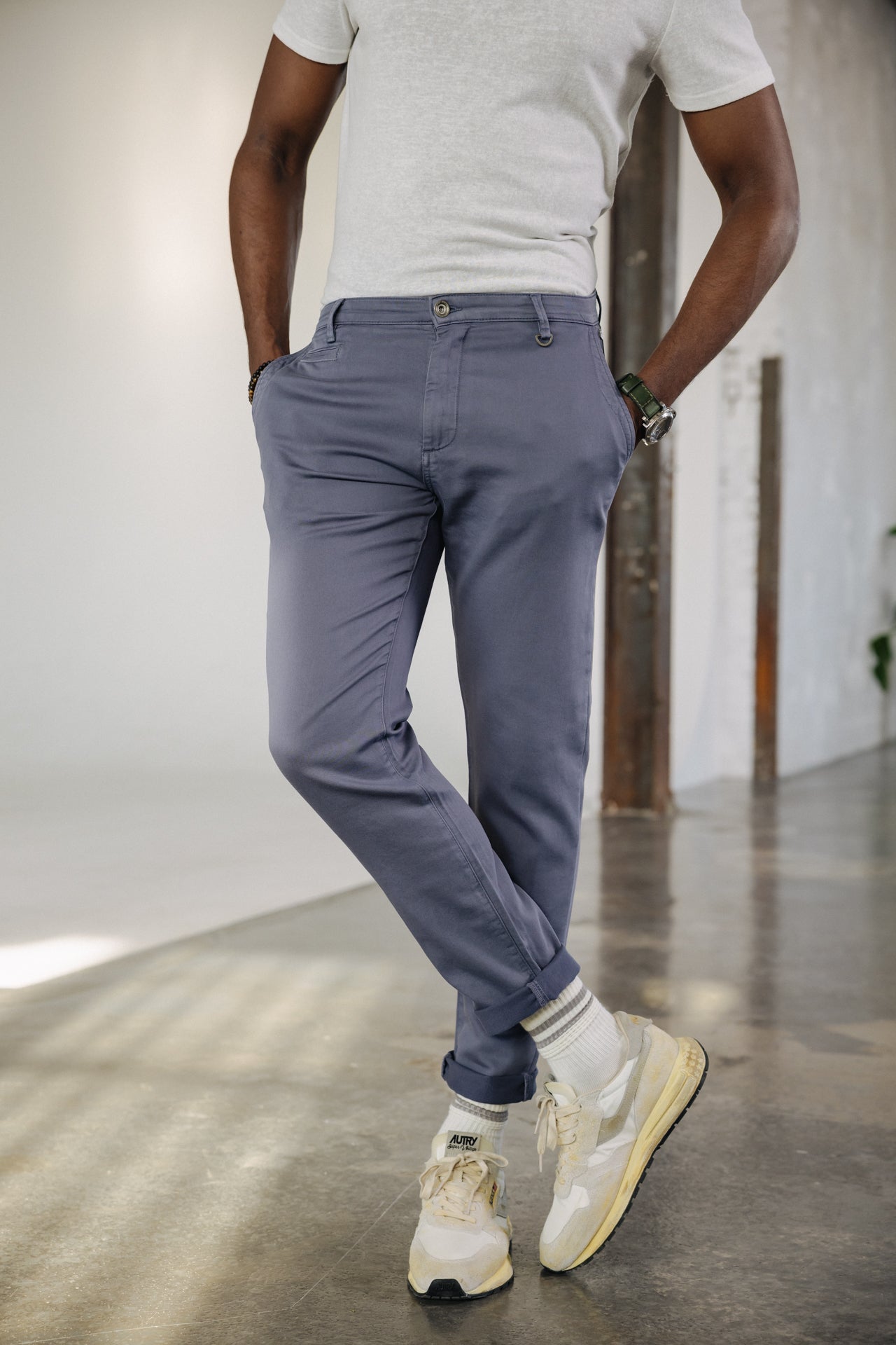 

Chino pants Men Gino Epic vintage indigo | Freeman T. Porter