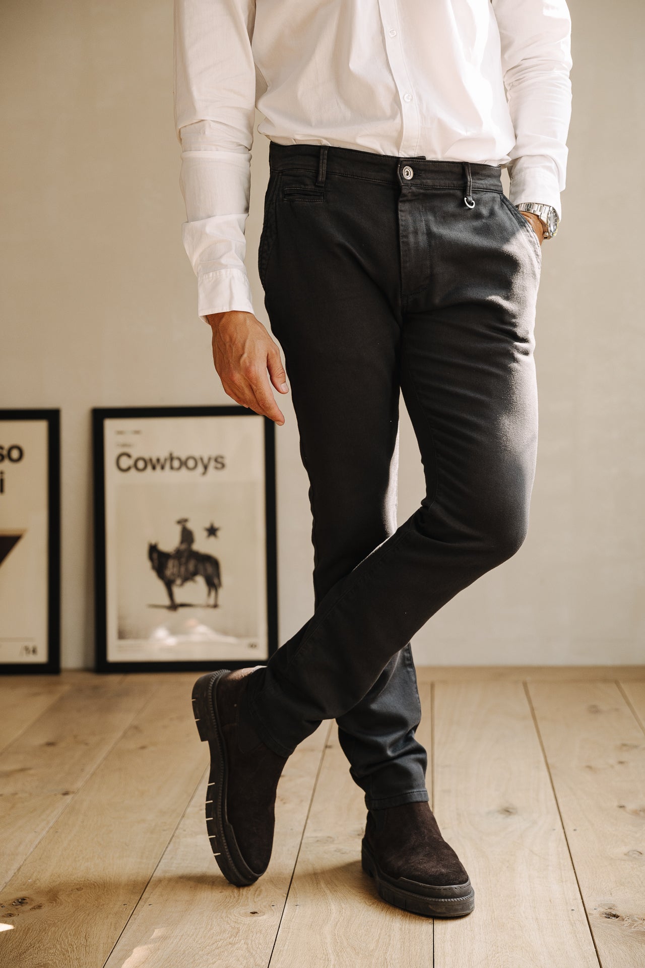 

Pantalon chino Homme Gino Epic anthra | Freeman T. Porter