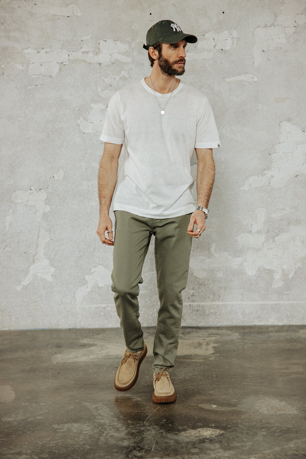

Pantalon chino Homme Gino Epic deep lichen green | Freeman T. Porter