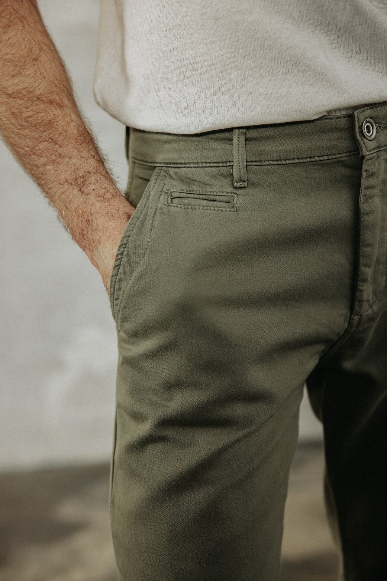 

Pantalon chino Homme Gino Epic deep lichen green | Freeman T. Porter