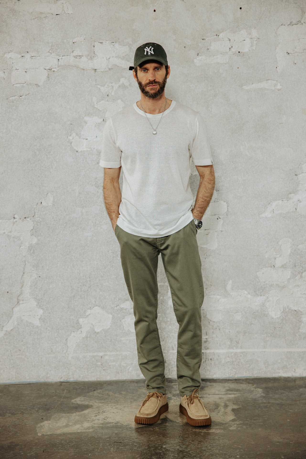 

Pantalon chino Homme Gino Epic deep lichen green | Freeman T. Porter