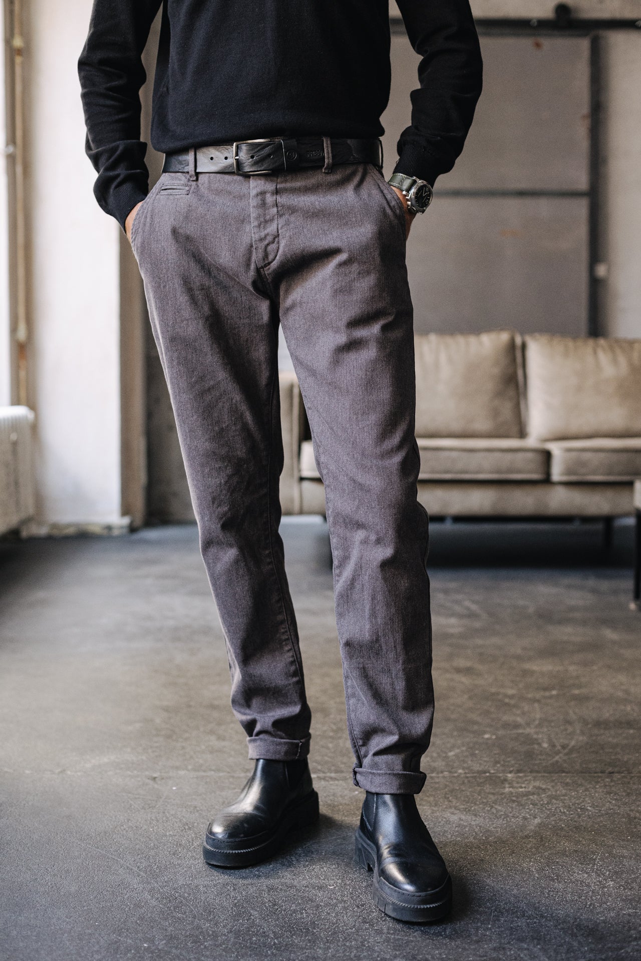   
            

Pantalon chino Unisex Gino Herring anthra | Freeman T. Porter
          