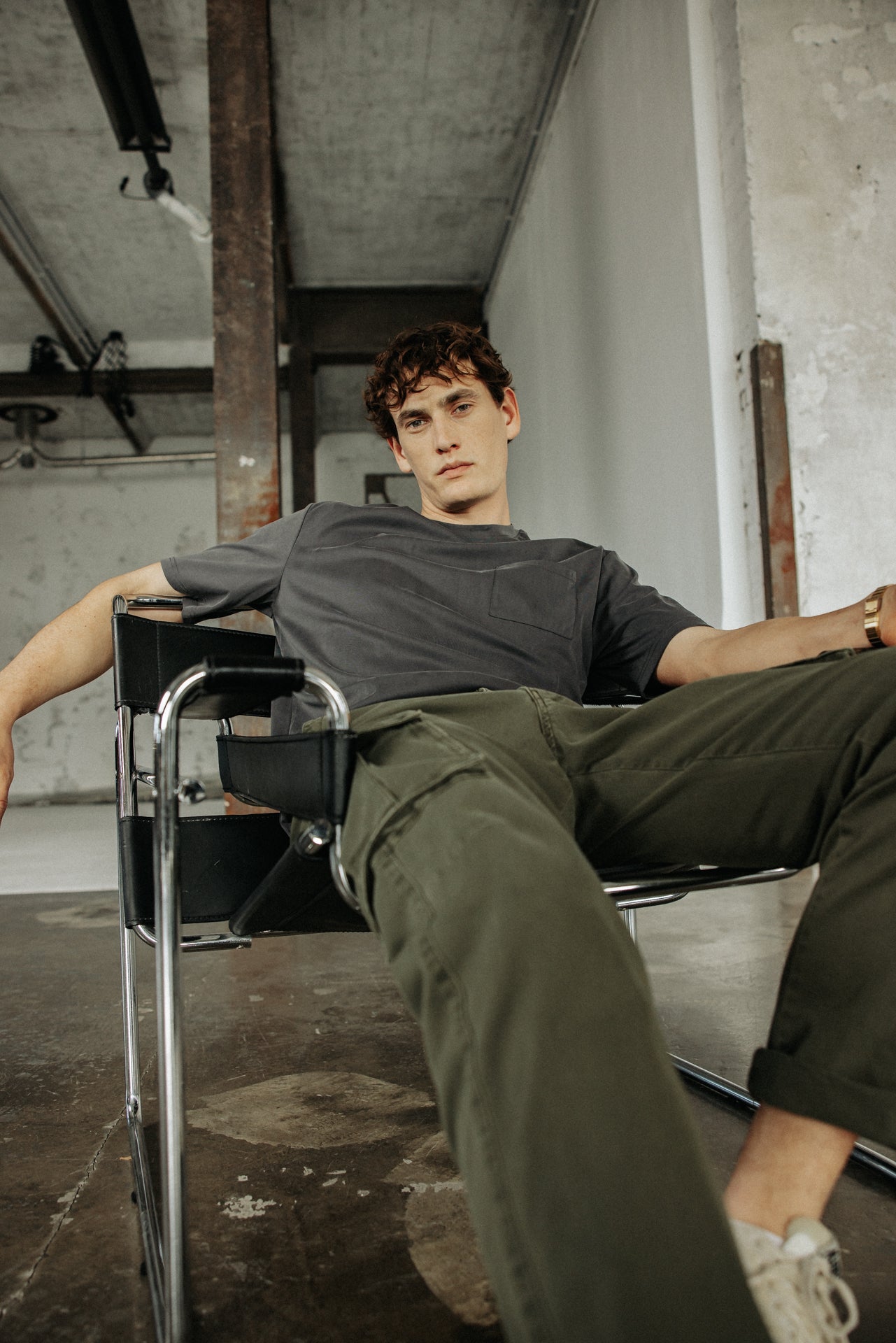 

Cargo pants Men Davy Defense olive night | Freeman T. Porter