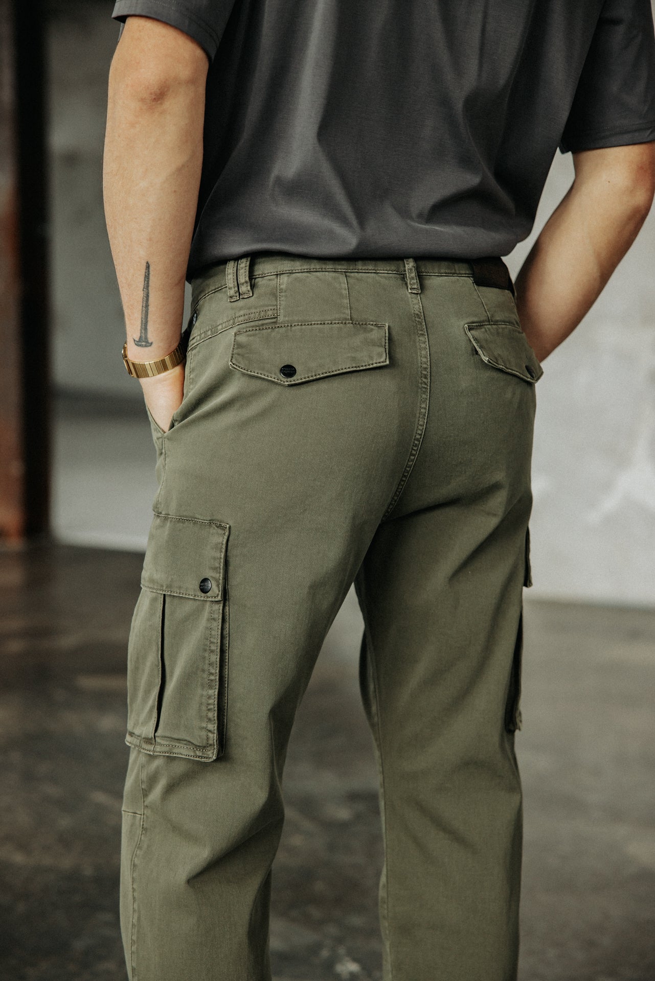 

Cargo pants Men Davy Defense olive night | Freeman T. Porter