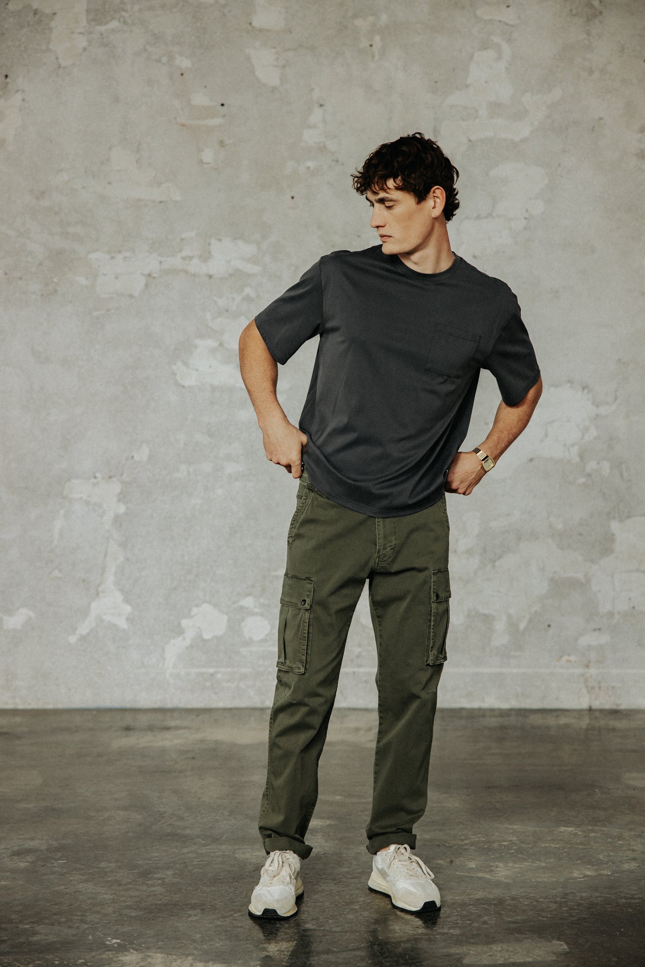 

Cargo pants Men Davy Defense olive night | Freeman T. Porter