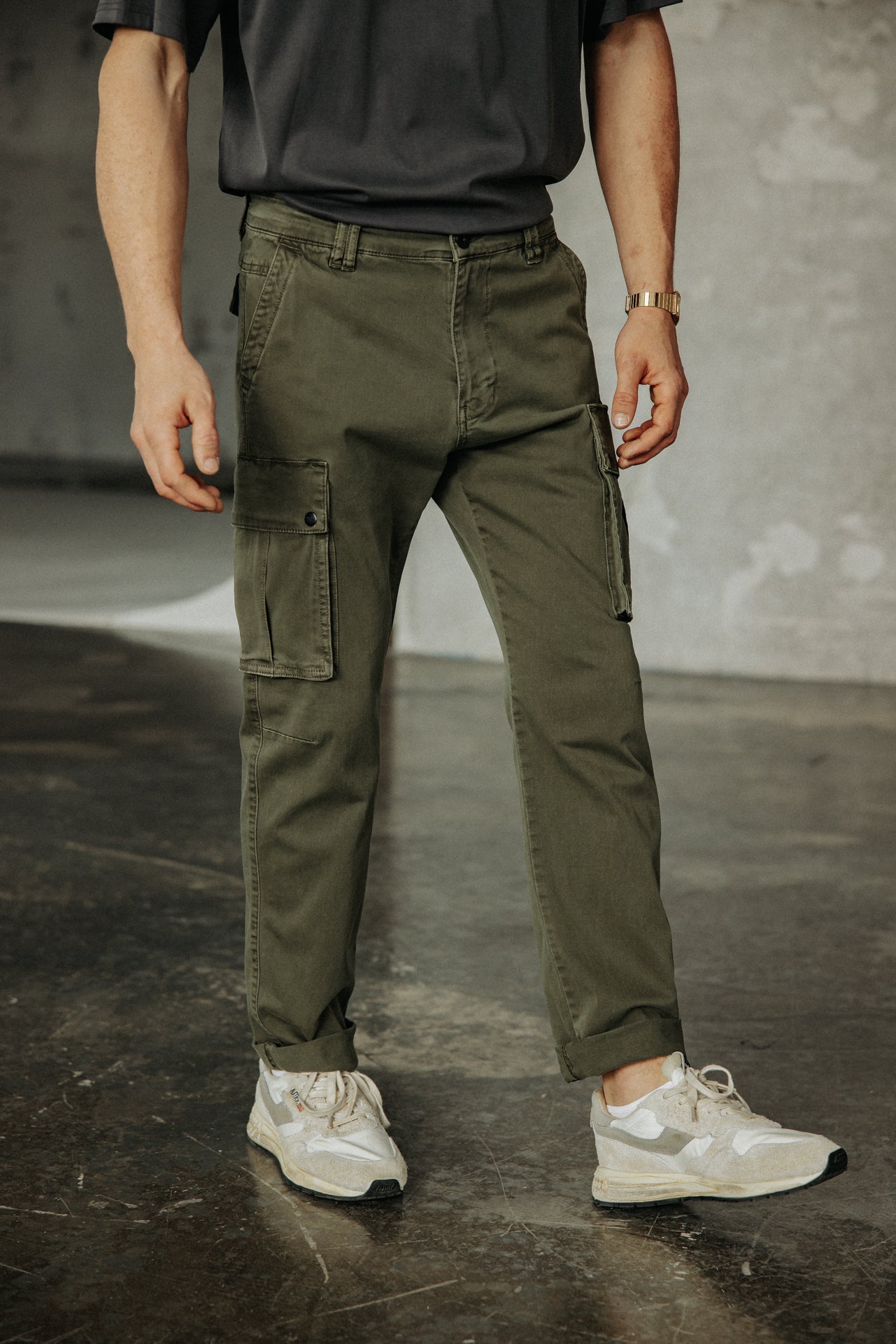 

Cargo pants Men Davy Defense olive night | Freeman T. Porter