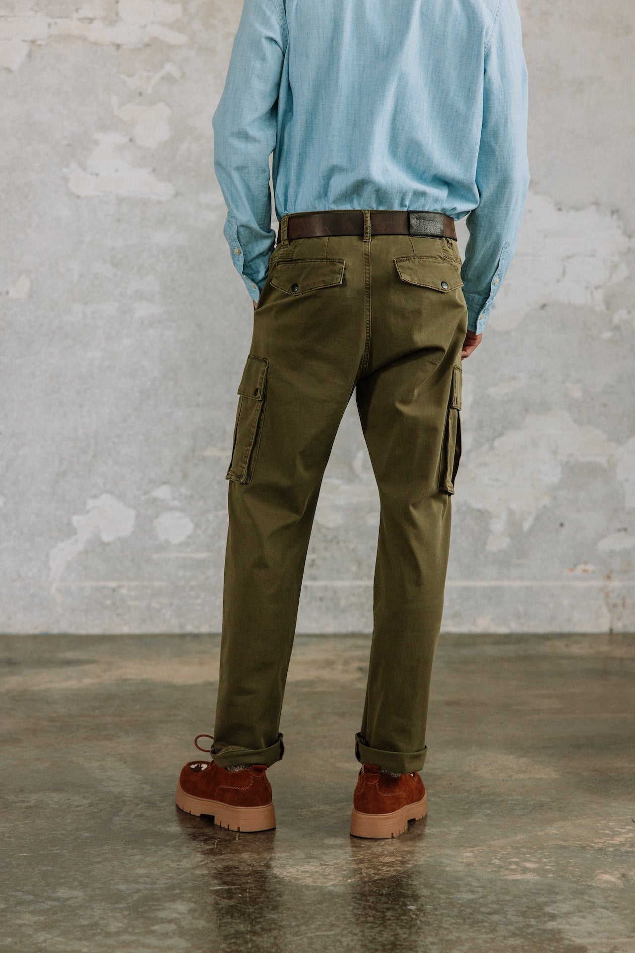 

Pantalon droit Homme Davy Defense olive night | Freeman T. Porter