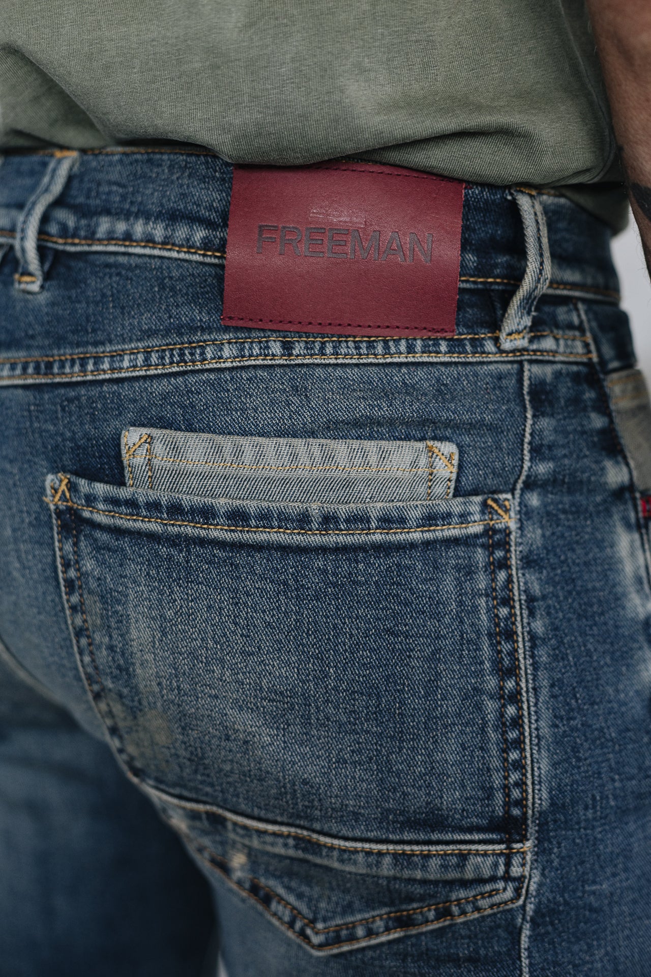 

Jeans droit Men Kurt sienne | Freeman T. Porter