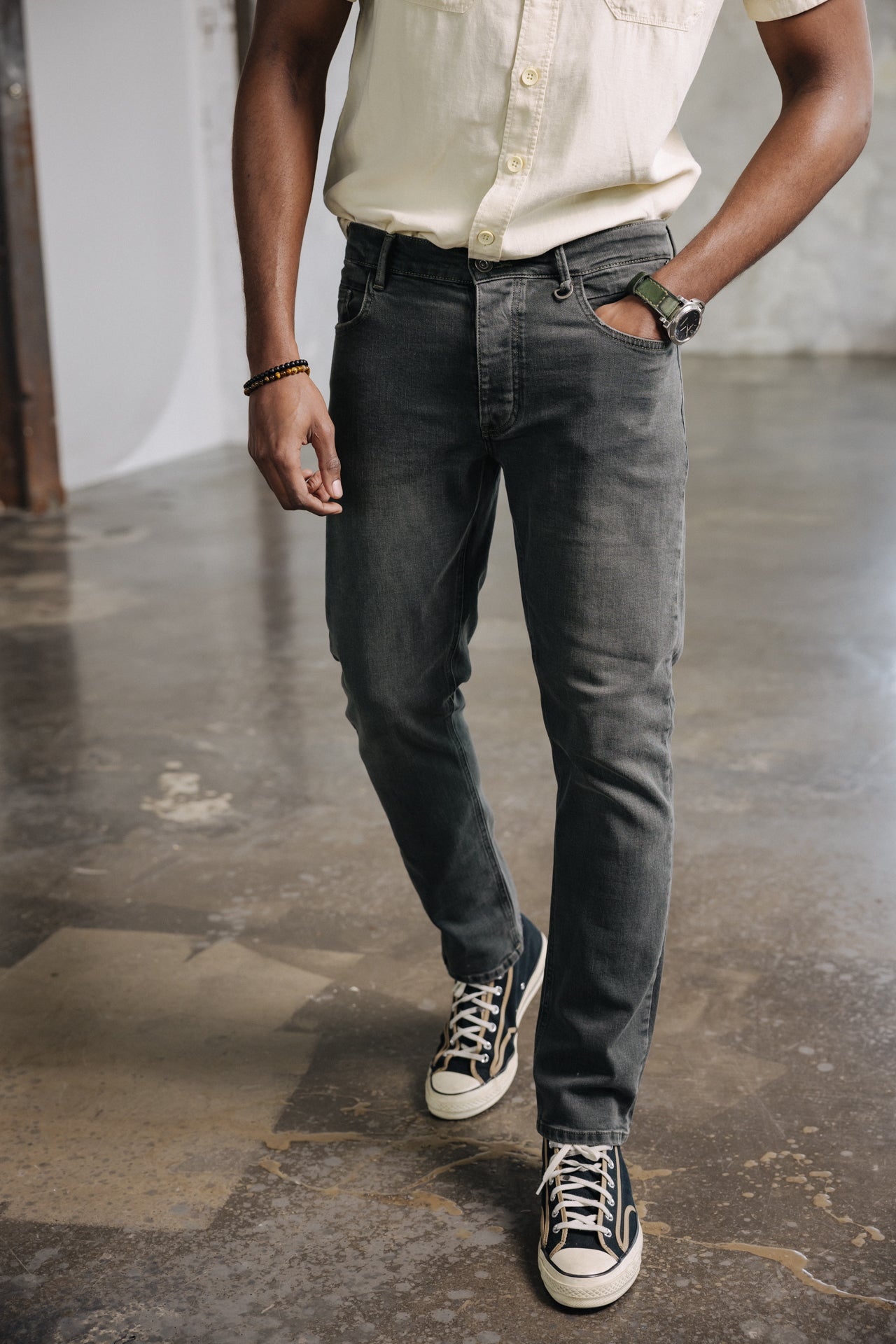 

Jeans droit Homme Kurt badillac med | Freeman T. Porter