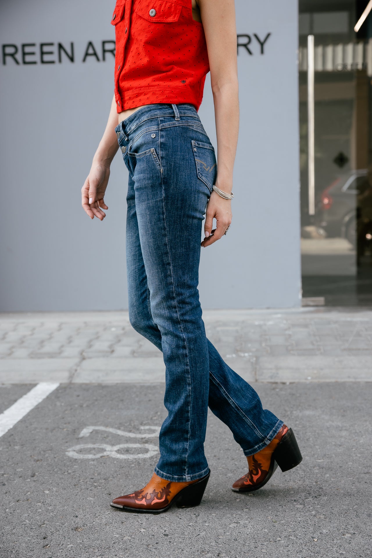 

Jeans droit Femme Madie medley dark | Freeman T. Porter