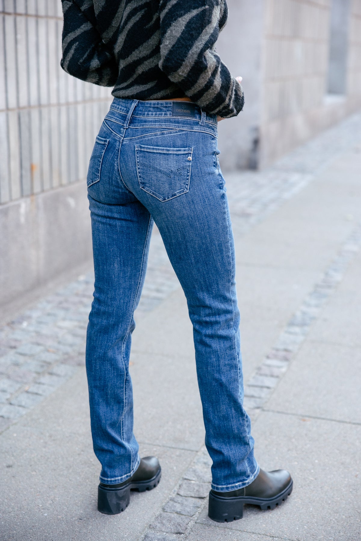 

Gerade geschnittene Jeans Damen Madie easy | Freeman T. Porter