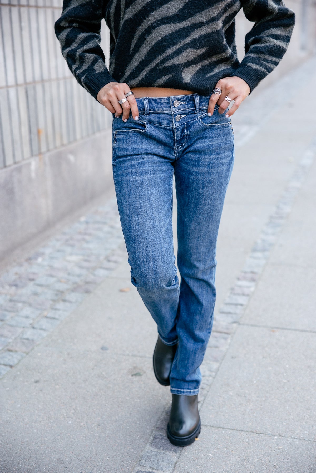 

Gerade geschnittene Jeans Damen Madie easy | Freeman T. Porter
