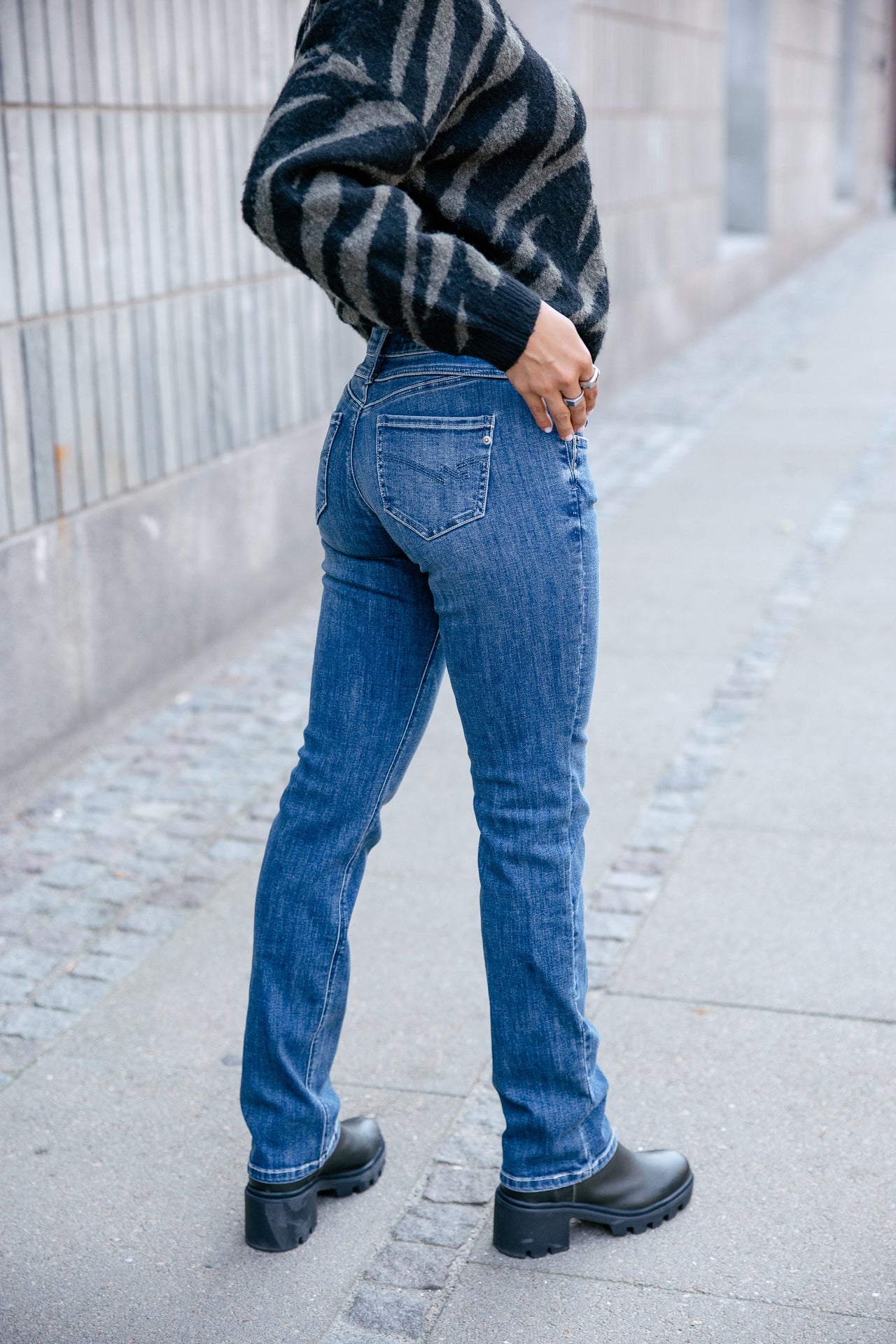 

Gerade geschnittene Jeans Damen Madie easy | Freeman T. Porter