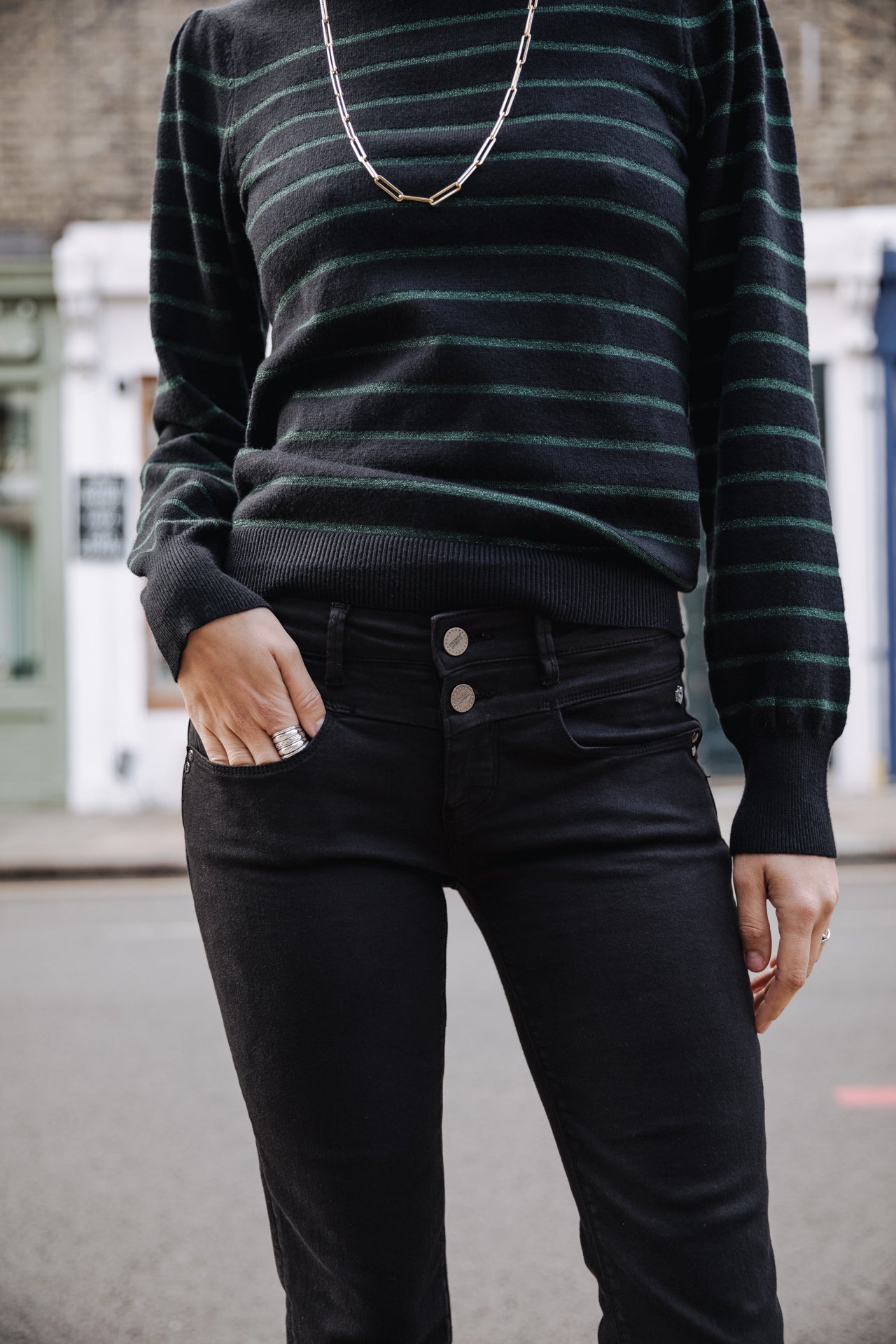 

Pantalon droit Woman Madie New Magic Color black | Freeman T. Porter