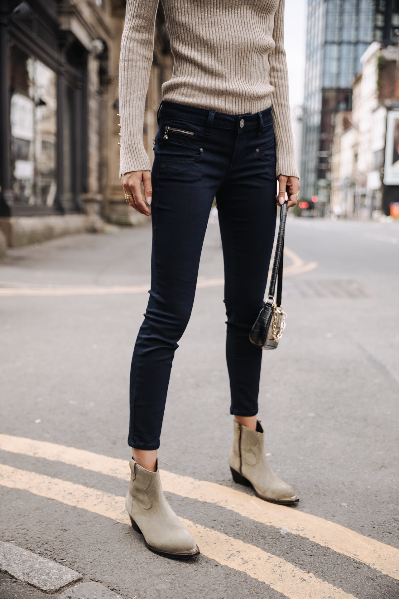 
              

Jeans super slim 7/8 Frau Alexa Cropped flora | Freeman T. Porter
            
