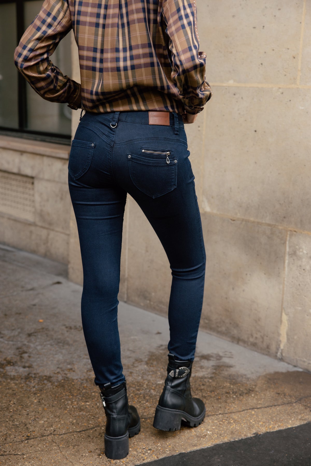 

Jeans super slim 7/8 Mujer Alexa Cropped flora | Freeman T. Porter