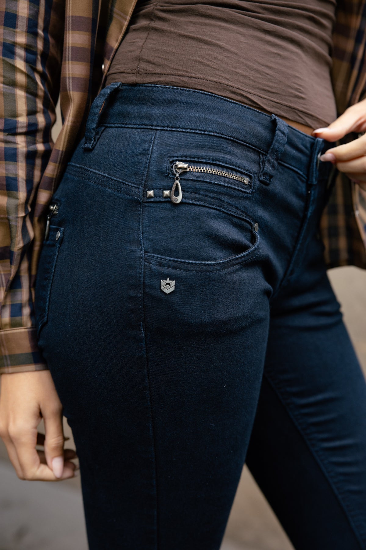 

Jeans super slim 7/8 Mujer Alexa Cropped flora | Freeman T. Porter