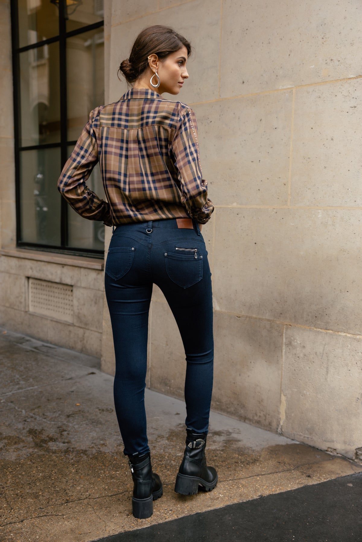

Jeans super slim 7/8 Mujer Alexa Cropped flora | Freeman T. Porter