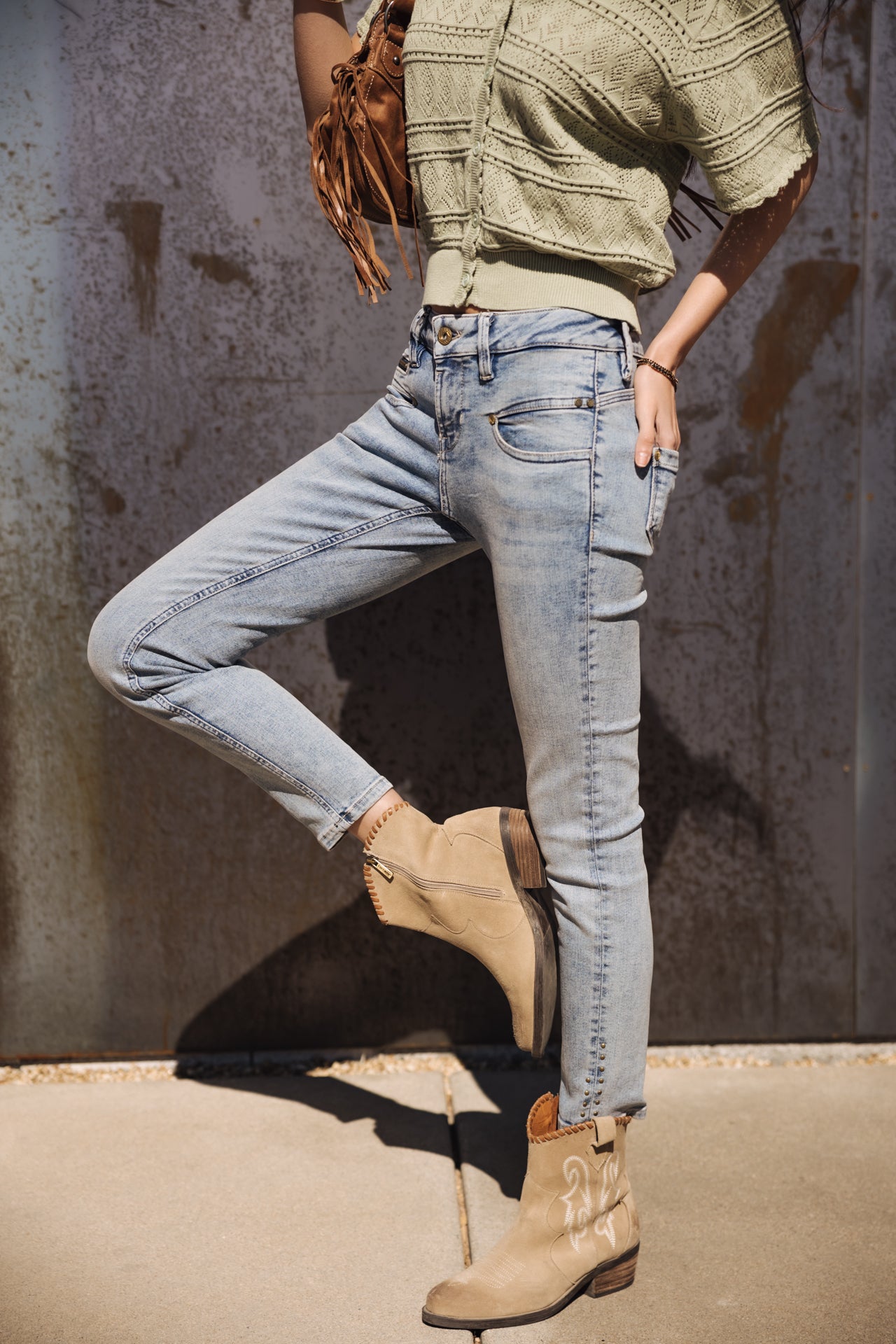   
            

Jeans slim Femme Alexa Cropped boceano | Freeman T. Porter
          