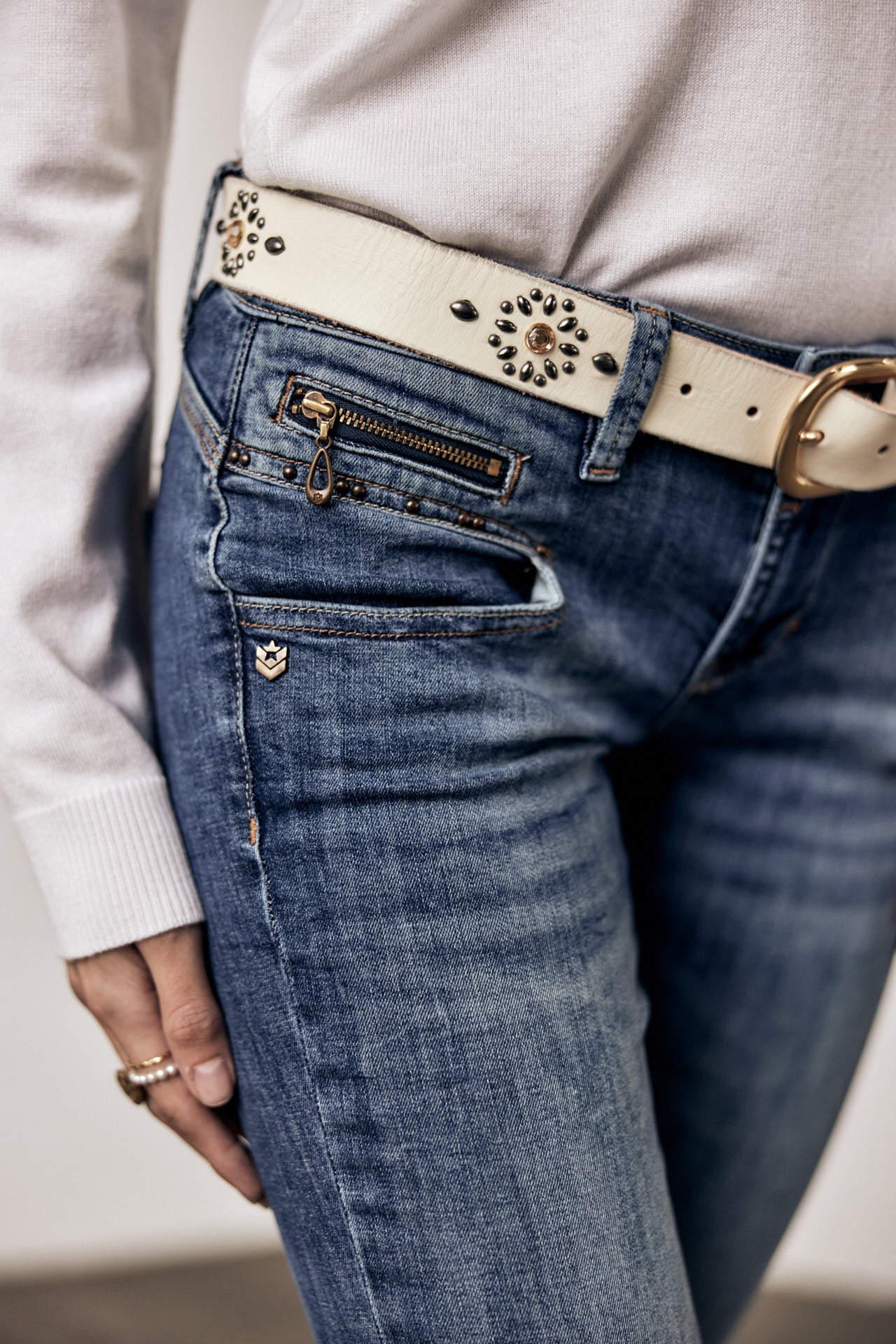 

Jeans super slim 7/8 Femme Alexa Cropped pacific | Freeman T. Porter