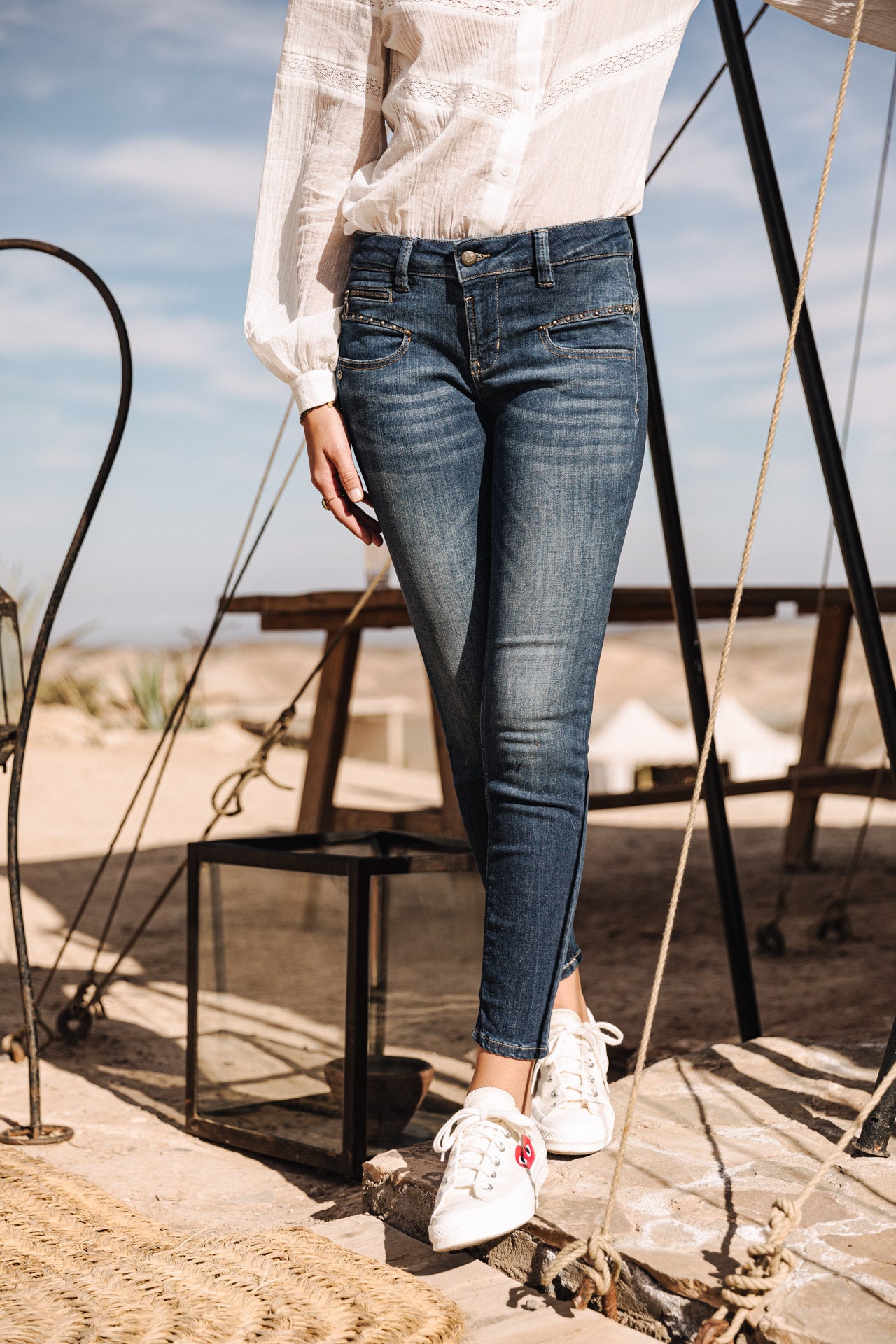   
            

Jeans slim Femme Alexa Cropped S-SDM fever | Freeman T. Porter
          