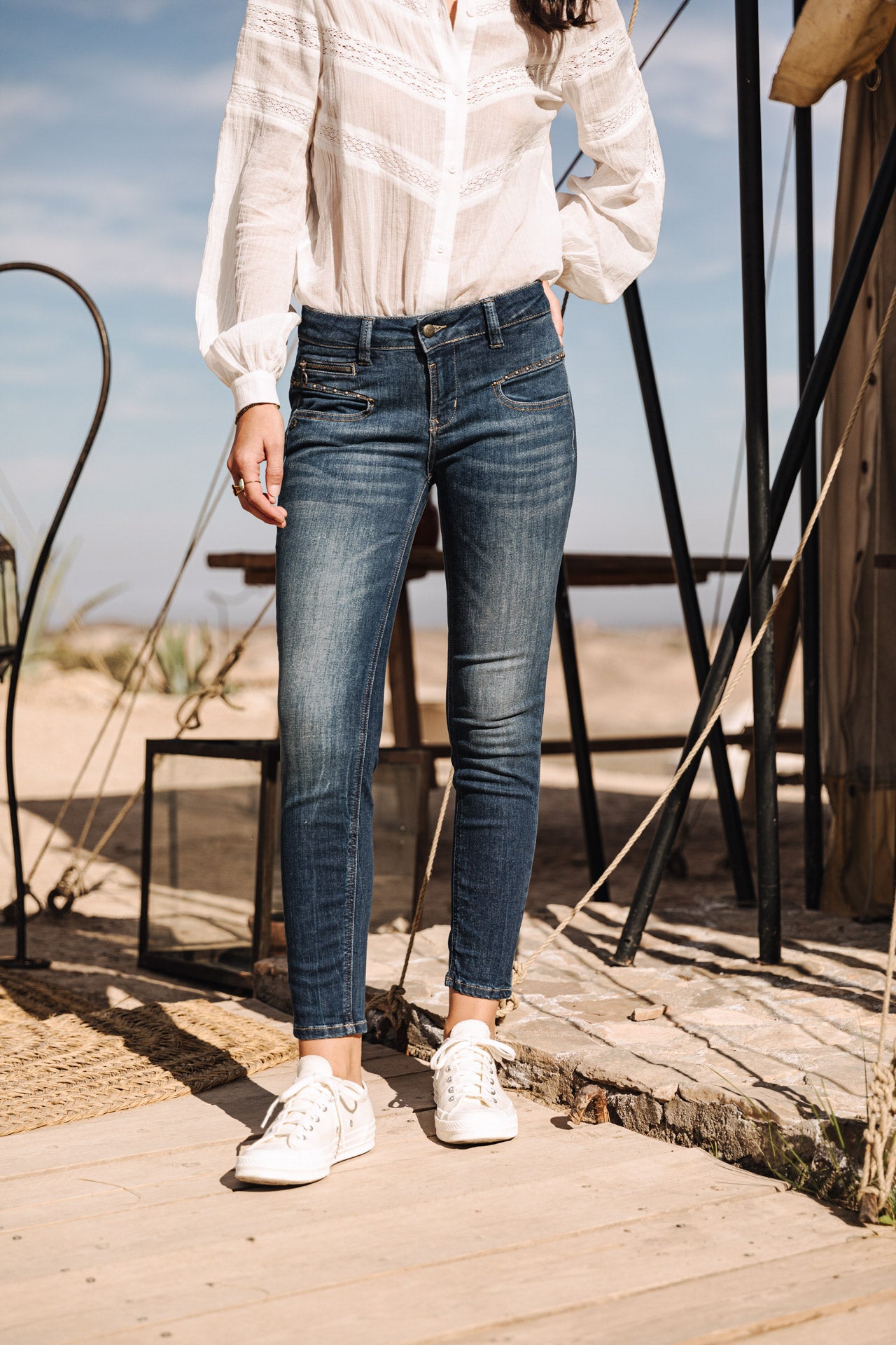 

Jeans slim Femme Alexa Cropped S-SDM fever | Freeman T. Porter