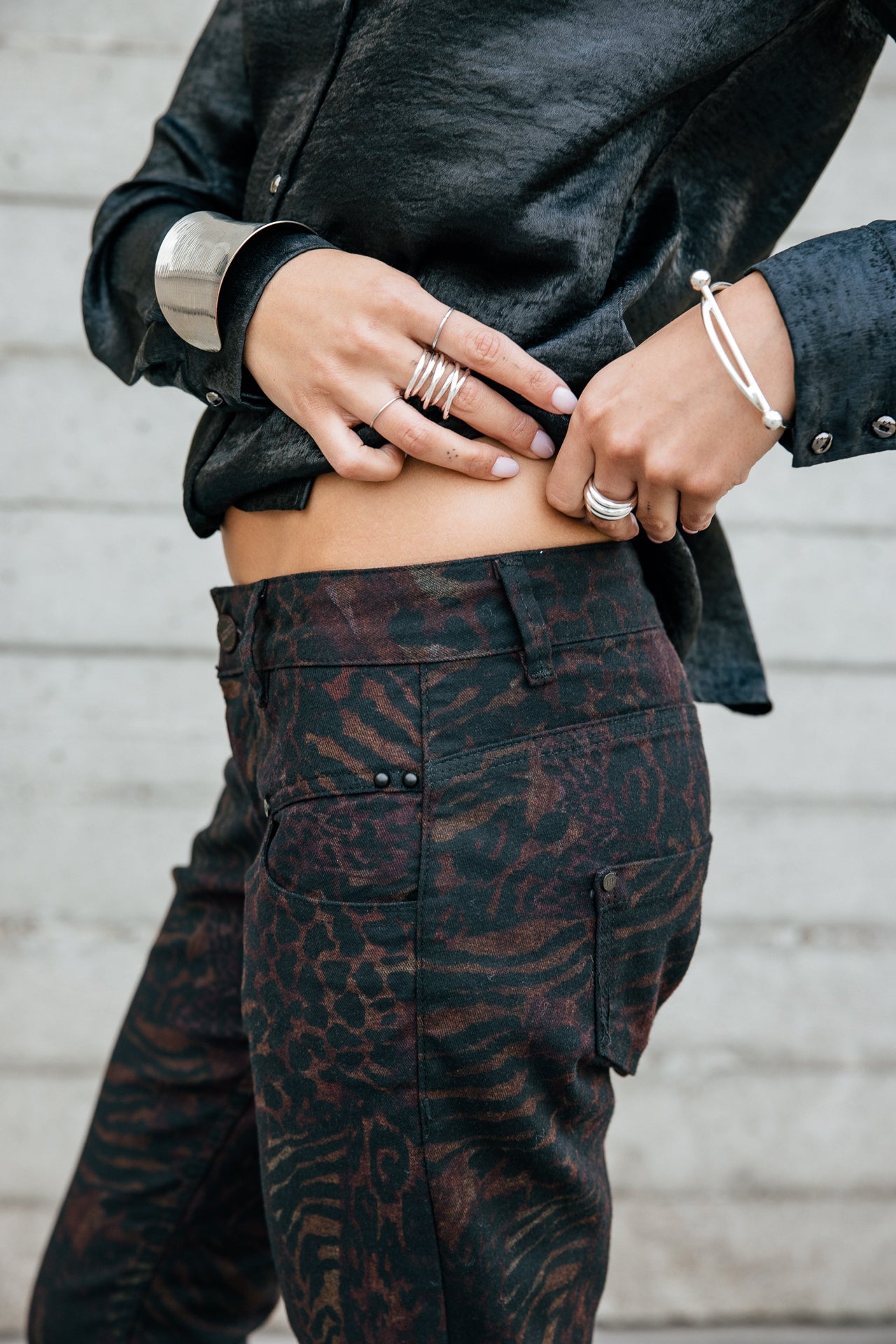 
              

Pantalon super slim 7/8 Femme Alexa Cropped Fuego original | Freeman T. Porter
            