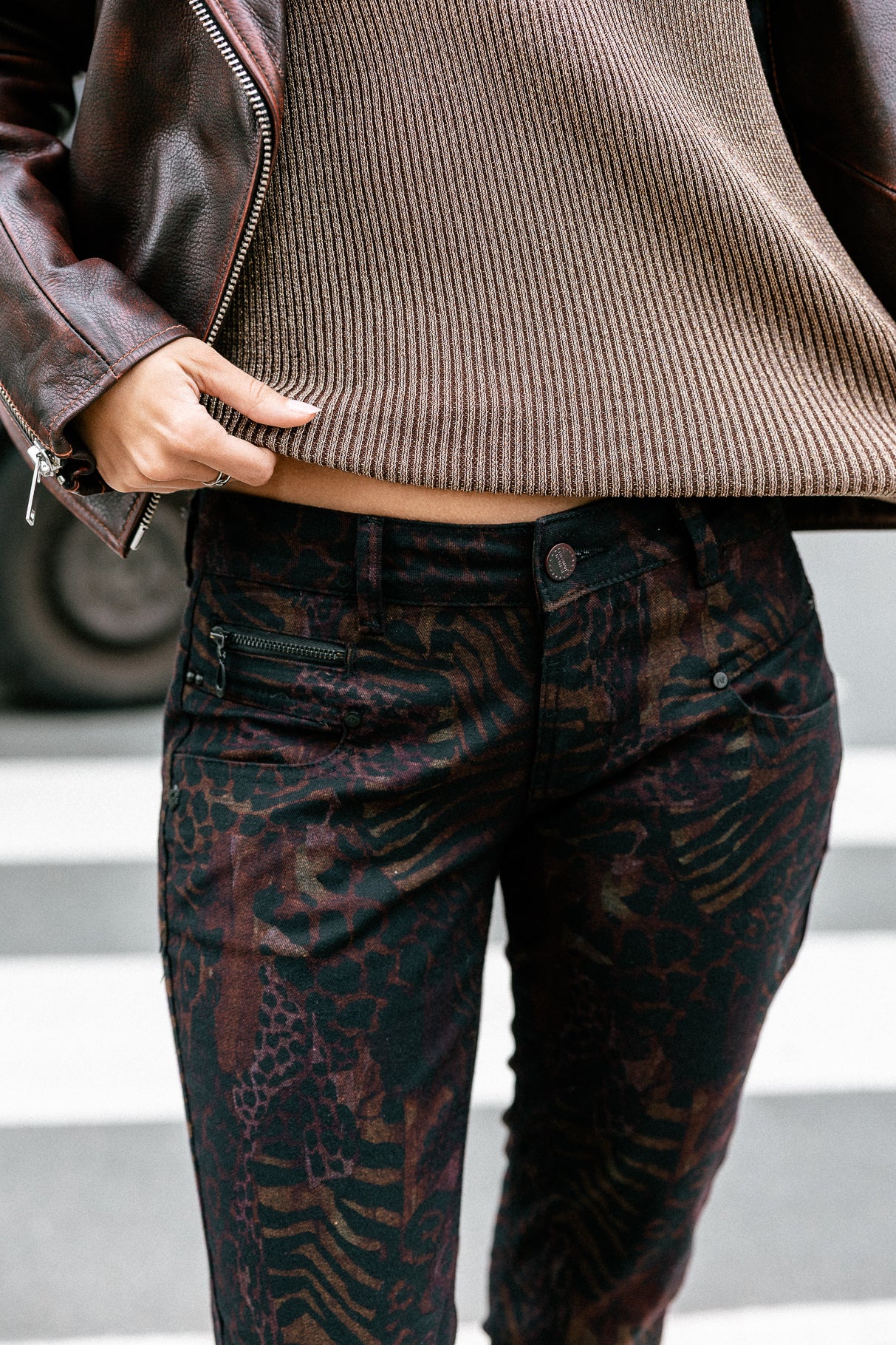 

Pantalon super slim 7/8 Femme Alexa Cropped Fuego original | Freeman T. Porter