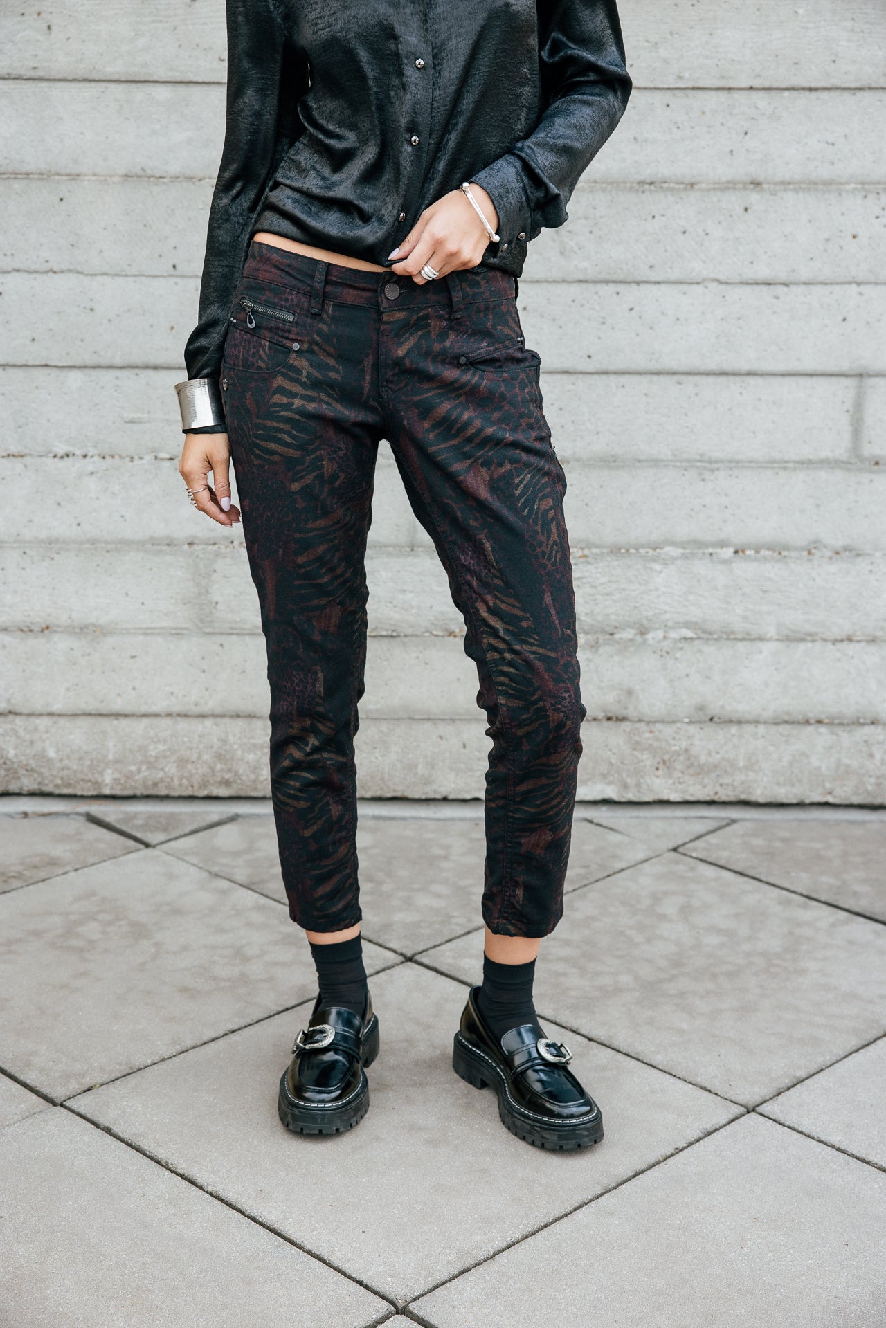 

Pantalon super slim 7/8 Femme Alexa Cropped Fuego original | Freeman T. Porter