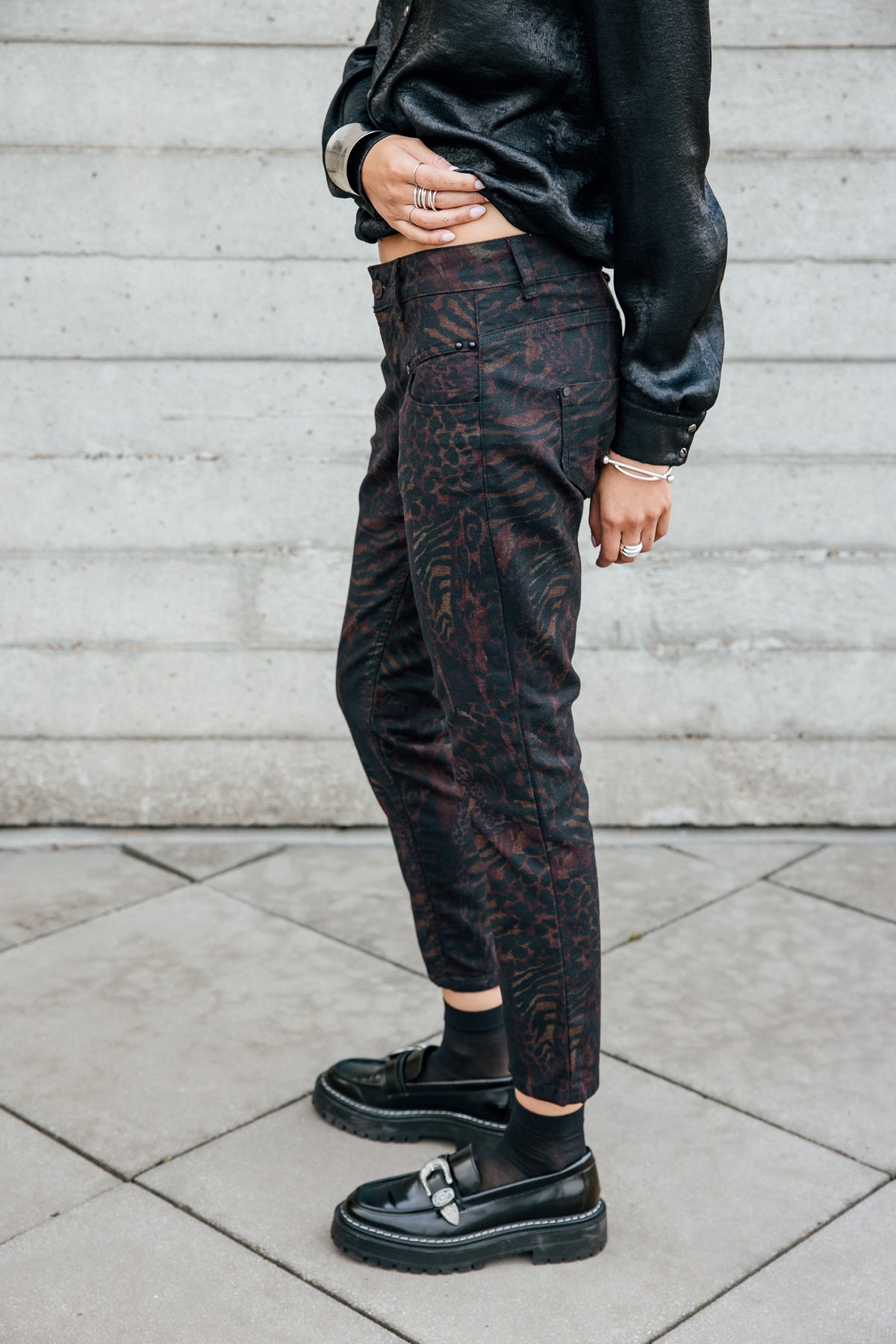 

Pantalon super slim 7/8 Femme Alexa Cropped Fuego original | Freeman T. Porter
