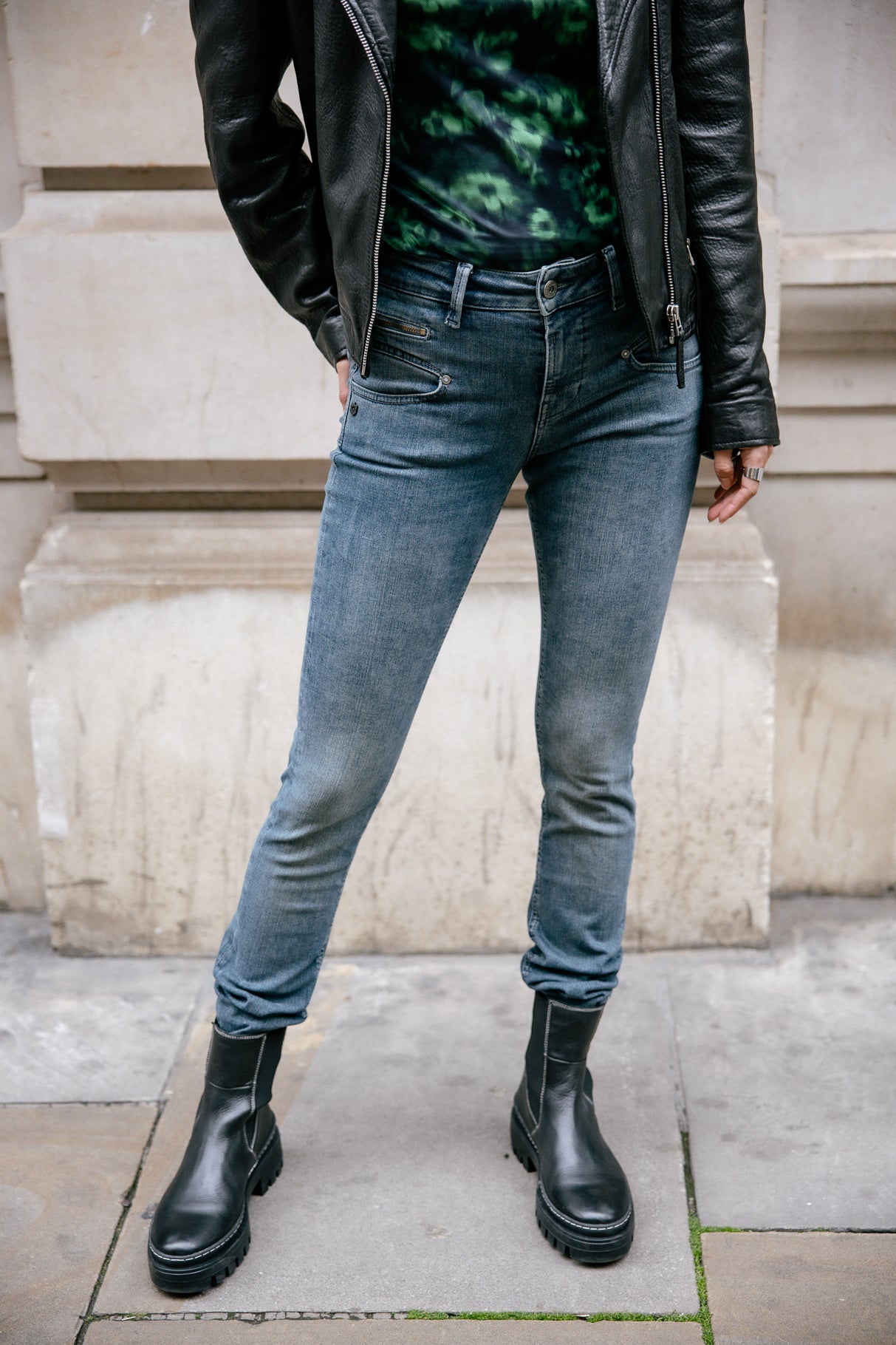 

Jeans slim taille haute Femme Alexa High Waist bodo | Freeman T. Porter