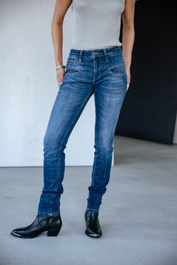 

Slim Fit Jeans mit mittelhoher Taille Damen Alexa High Waist fever | Freeman T. Porter