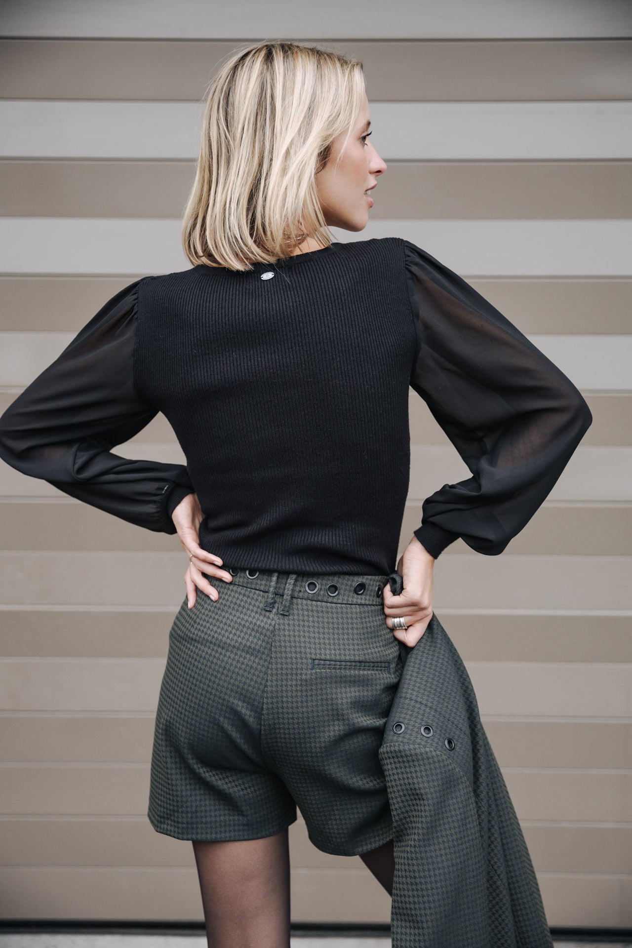 

Short Femme Flavie Lawlands olive night | Freeman T. Porter