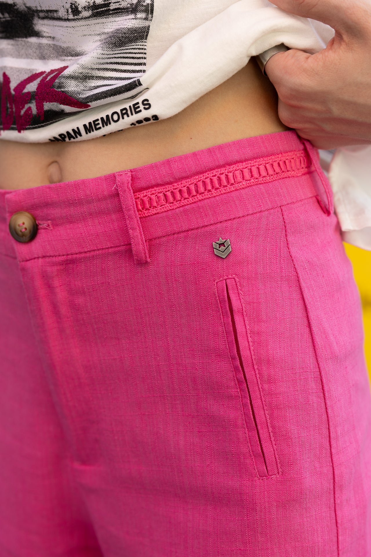 
              

Short City   Femme Flavie Plain Lin sangria sunset | Freeman T. Porter
            