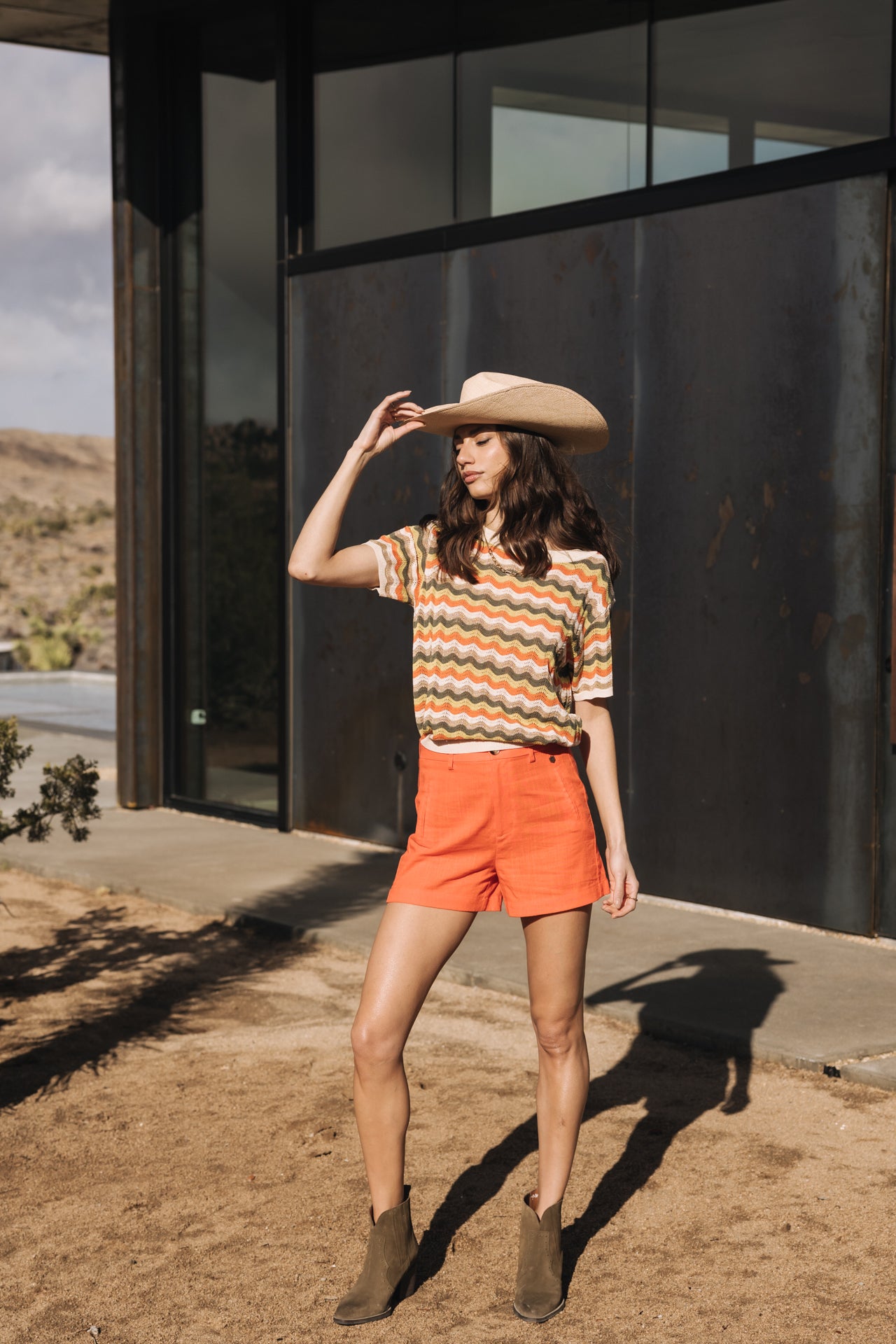 

Linen shorts Woman Flavie tigerlily | Freeman T. Porter