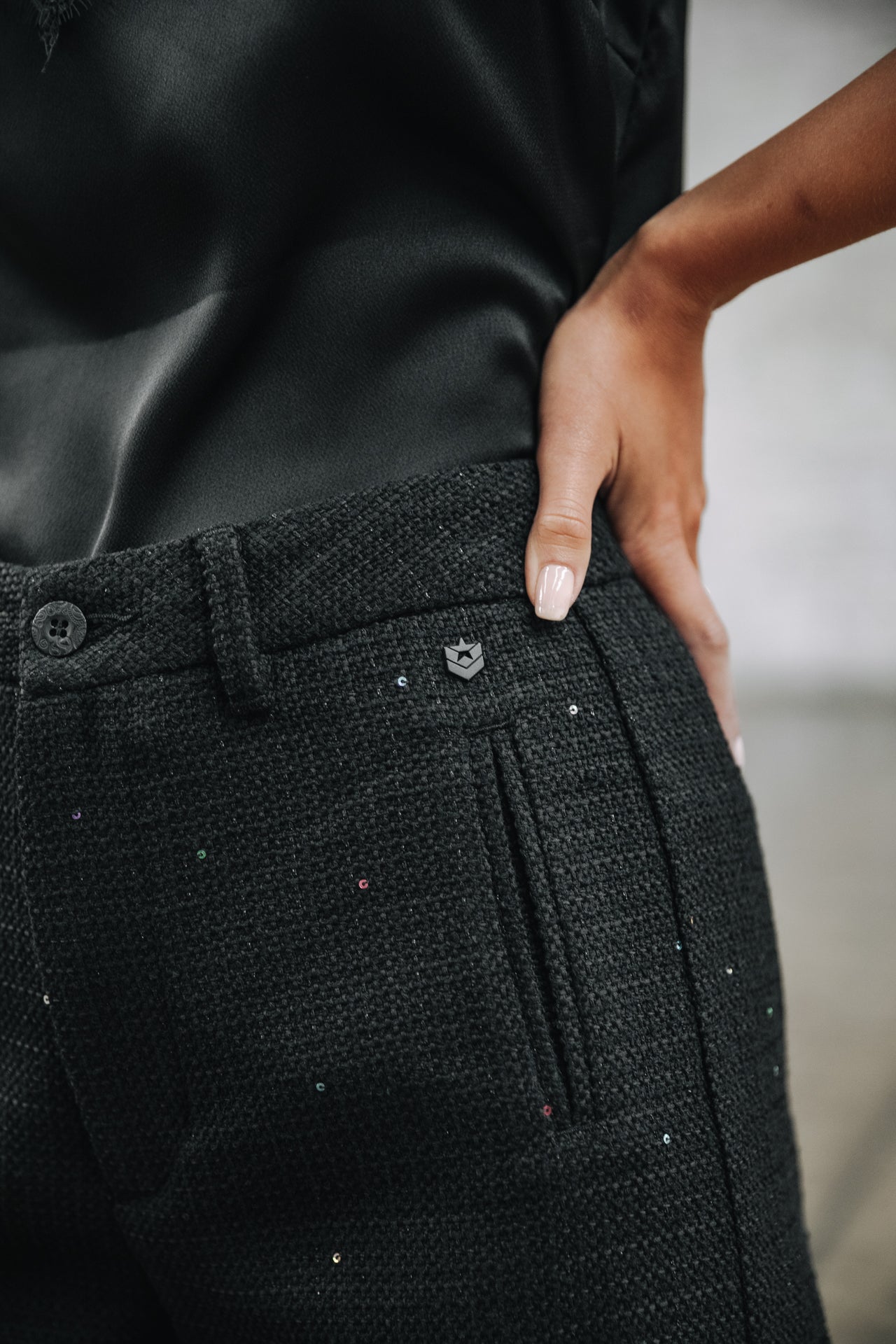 

Short Mujer Flavie Tweedy black | Freeman T. Porter