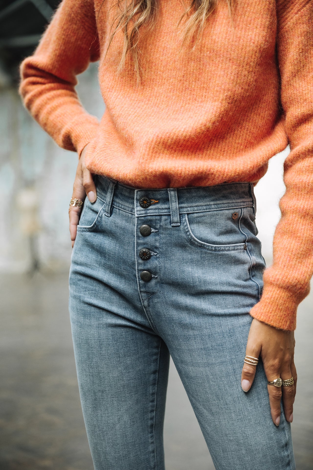 

Jeans slim taille haute Femme Meryle buddy | Freeman T. Porter