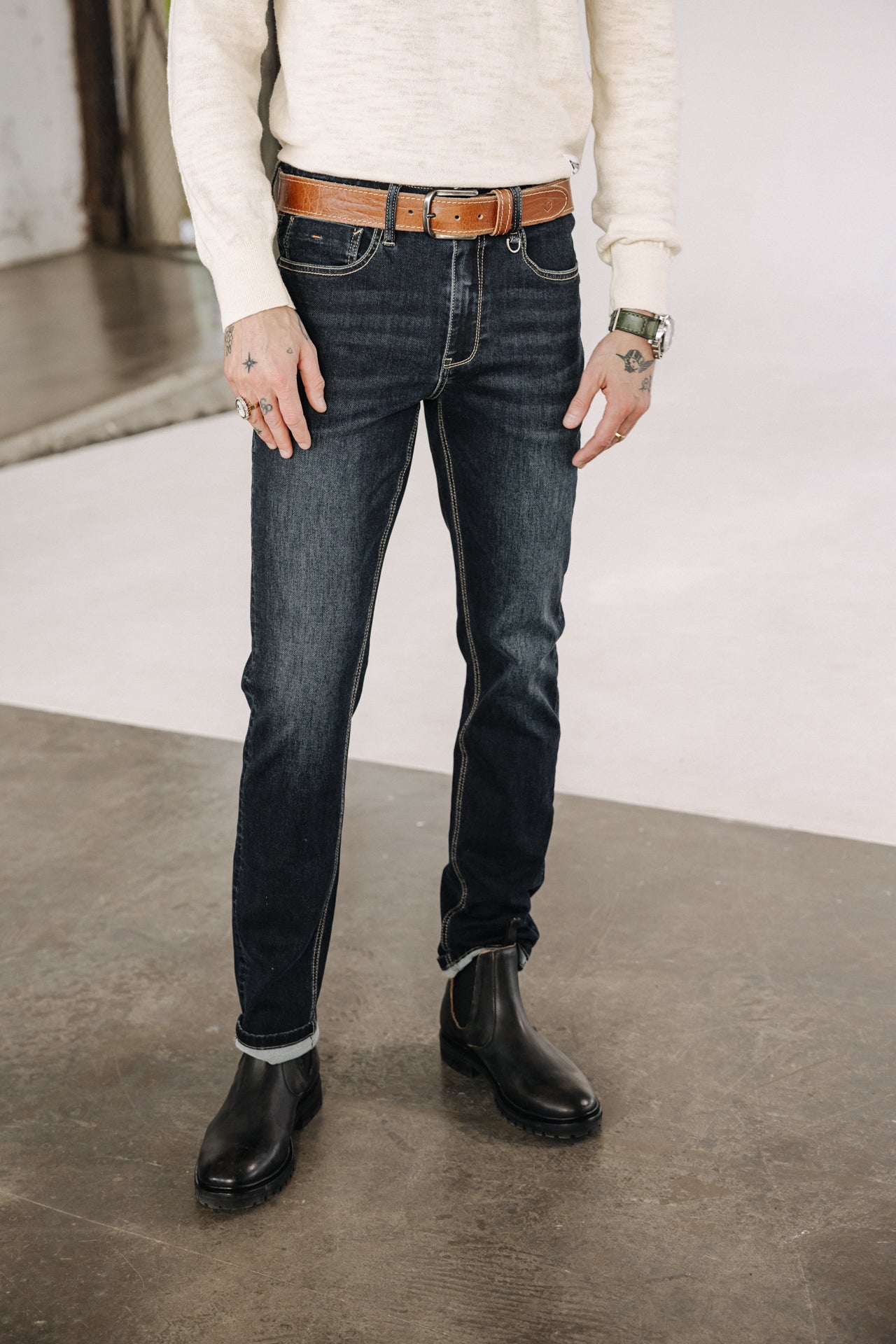 

Jeans droit ajusté Homme Jimmy joggy | Freeman T. Porter